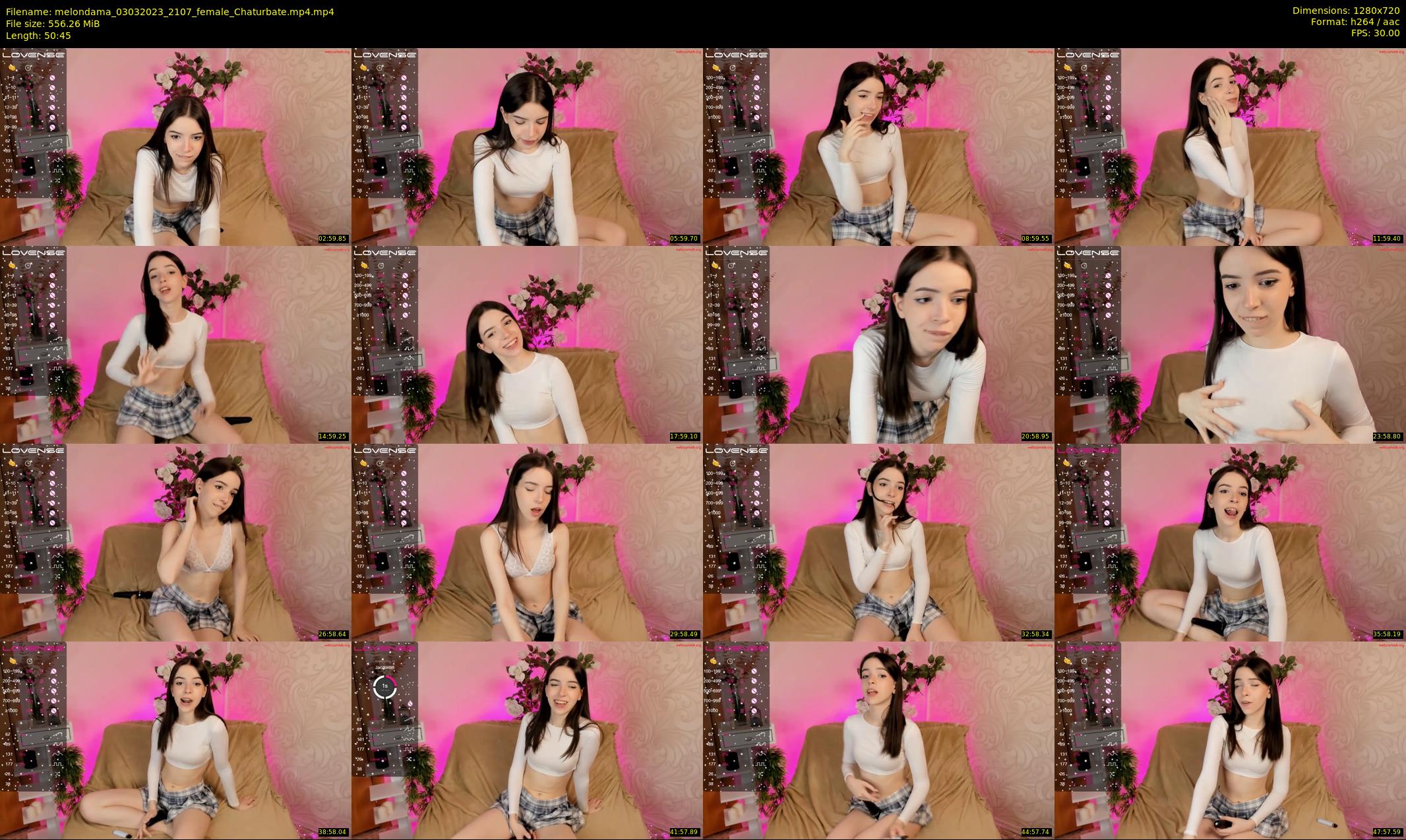 melondama — 51 minute Chaturbate female cam show recording, 720p, Mar 3, 2023