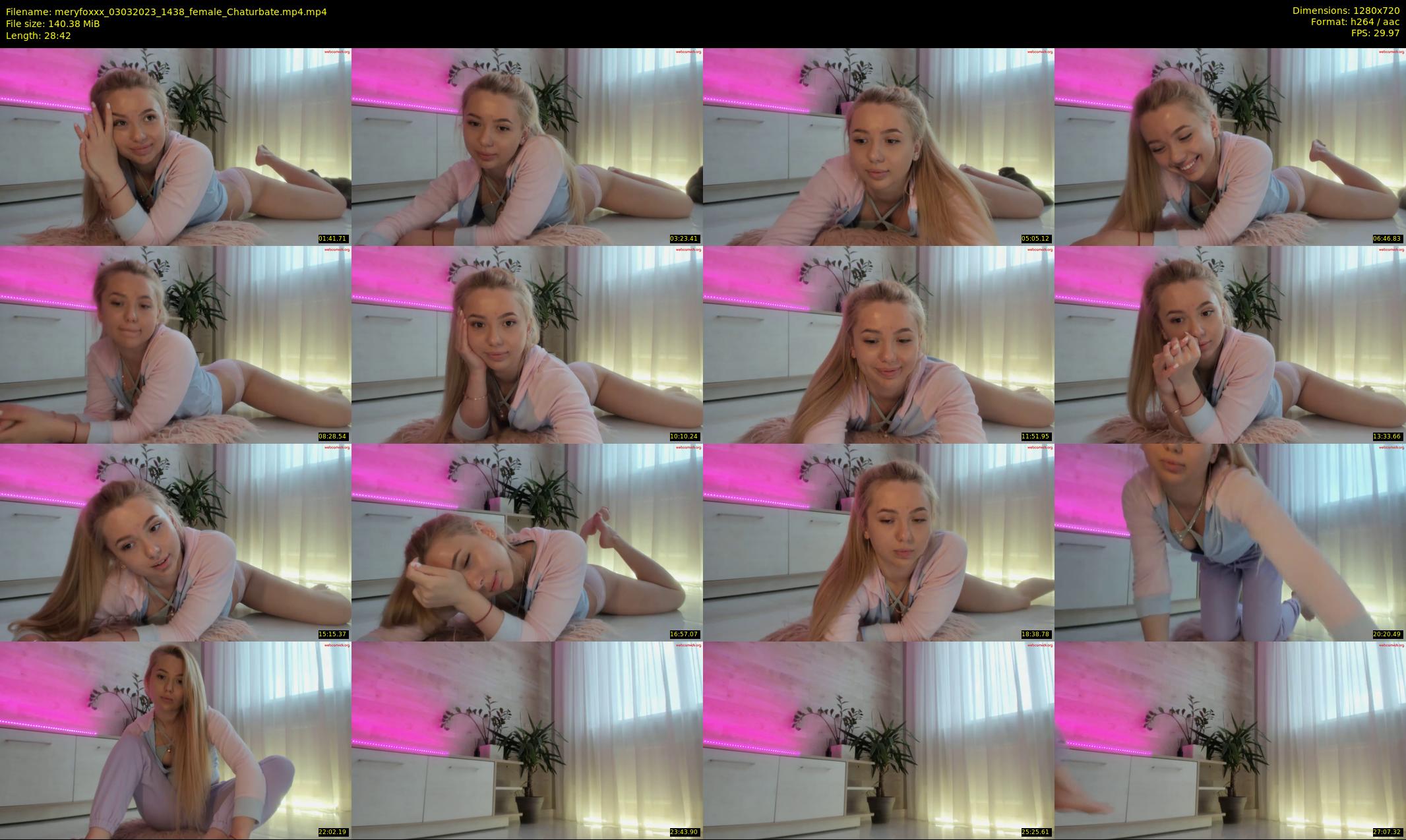 meryfoxxx — 29 minute Chaturbate female cam show recording, 720p, Mar 3, 2023