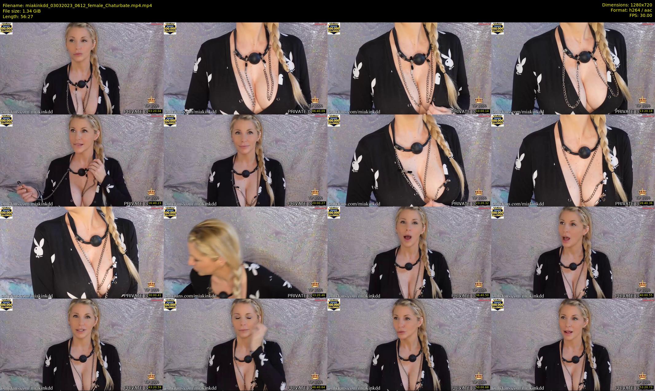 miakinkdd — 57 minute Chaturbate female cam show recording, 720p, Mar 3, 2023