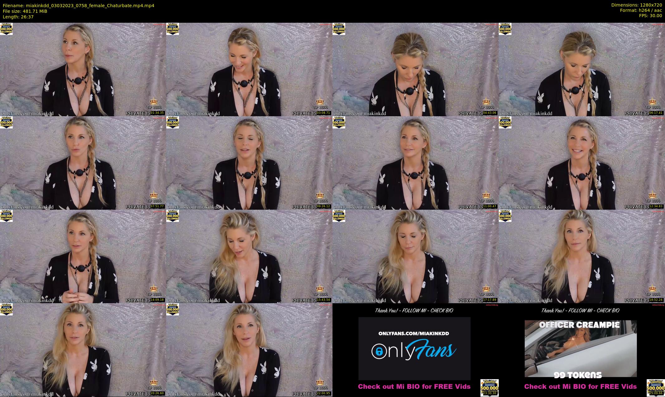 miakinkdd — 27 minute Chaturbate female cam show recording, 720p, Mar 3, 2023
