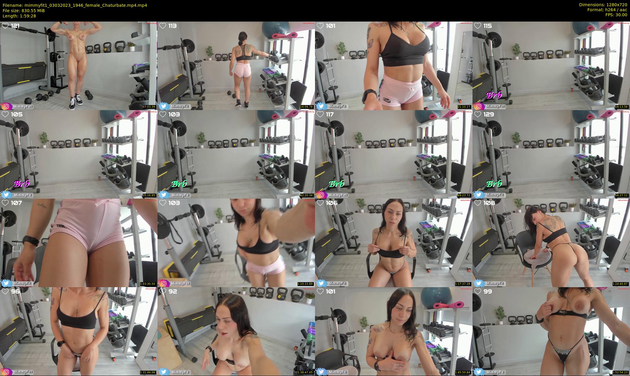 mimmyfit1 — 120 minute Chaturbate female cam show recording, 720p, Mar 3, 2023