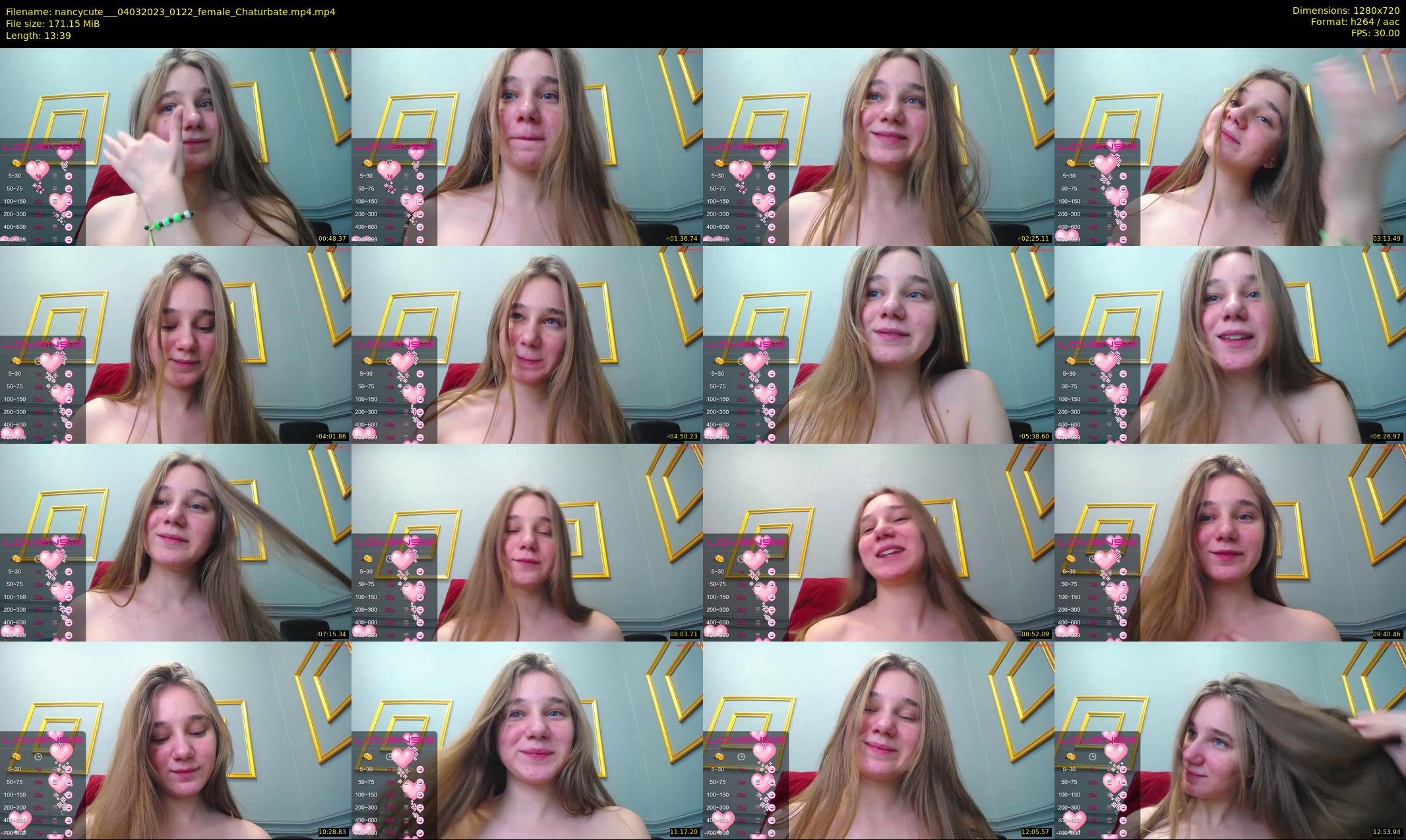 nancycute__ — 14 minute Chaturbate female cam show recording, 720p, Mar 4, 2023