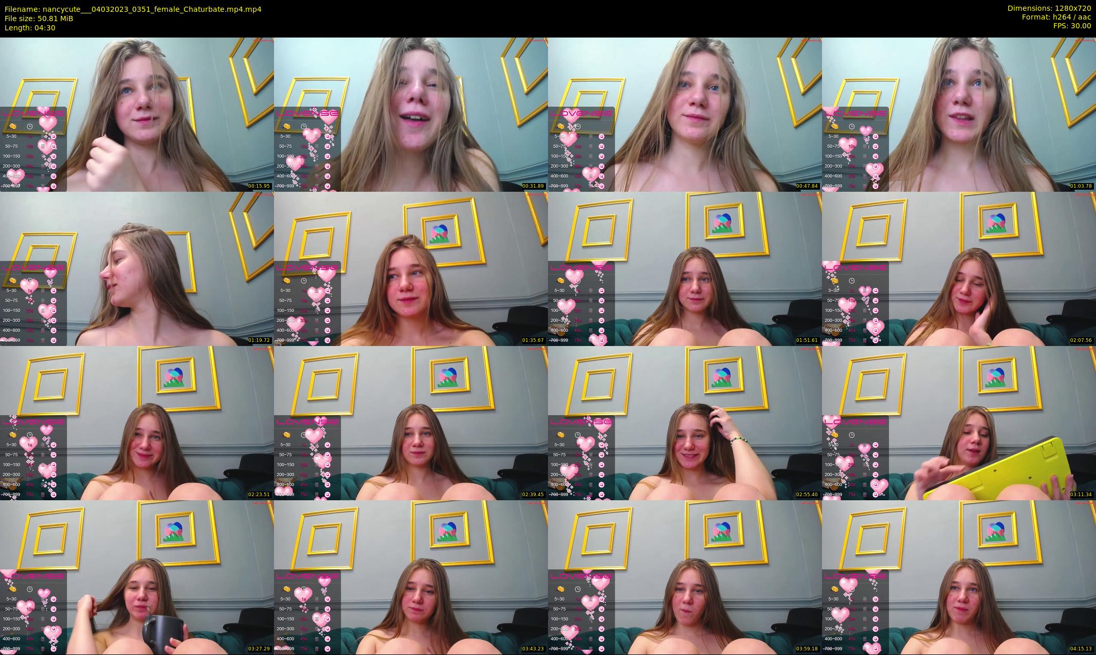 nancycute__ — 5 minute Chaturbate female cam show recording, 720p, Mar 4, 2023