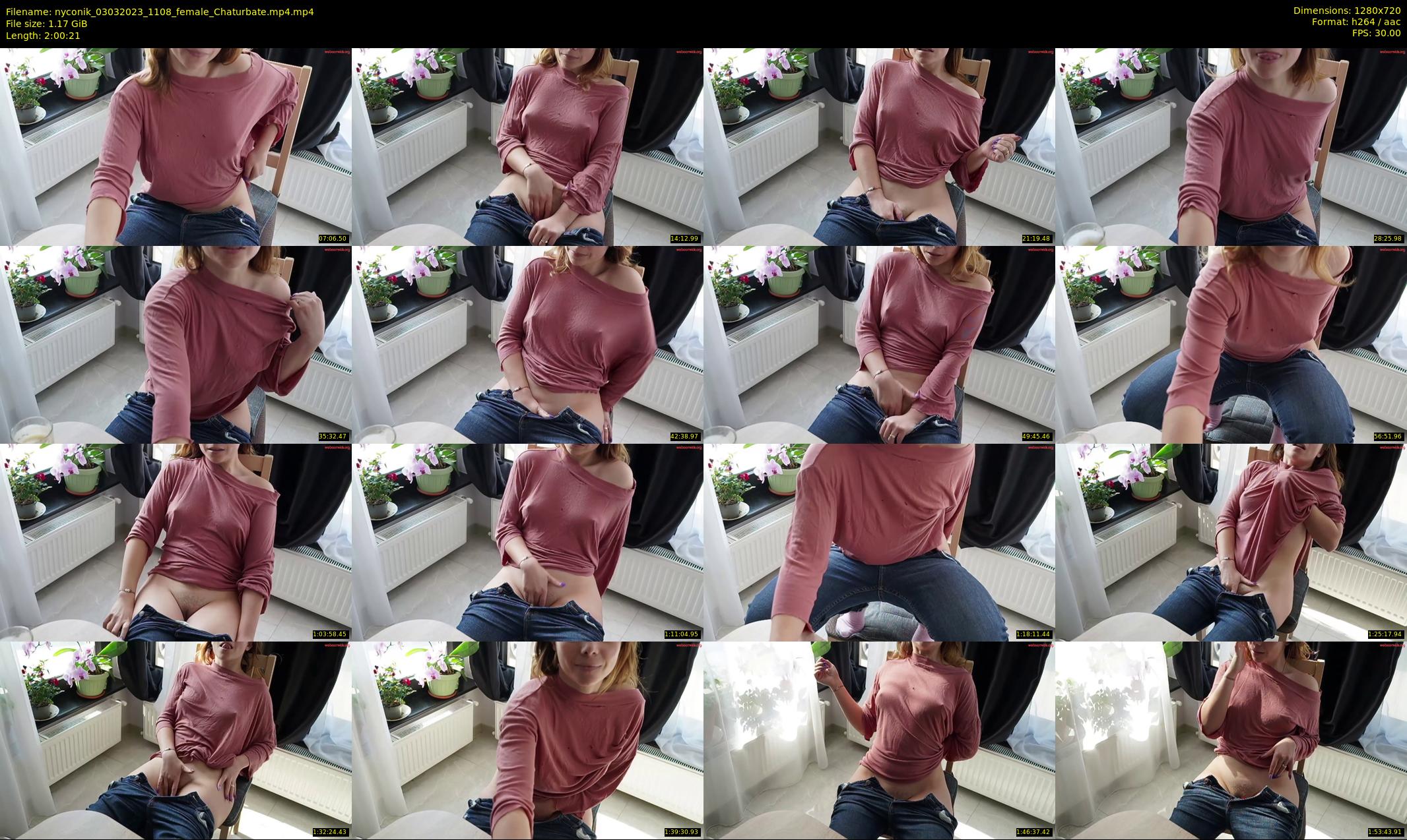 nyconik — 121 minute Chaturbate female cam show recording, 720p, Mar 3, 2023