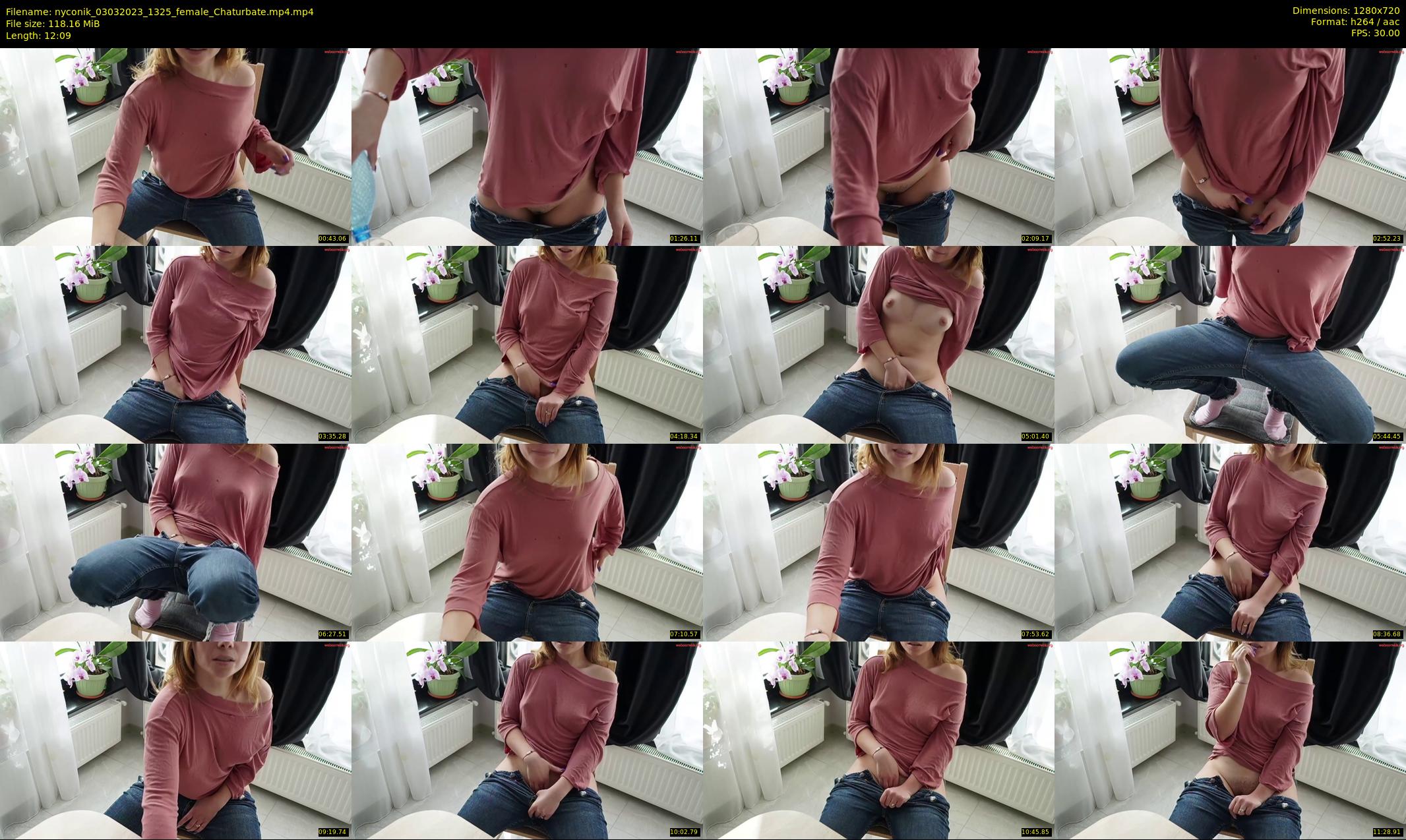 nyconik — 13 minute Chaturbate female cam show recording, 720p, Mar 3, 2023