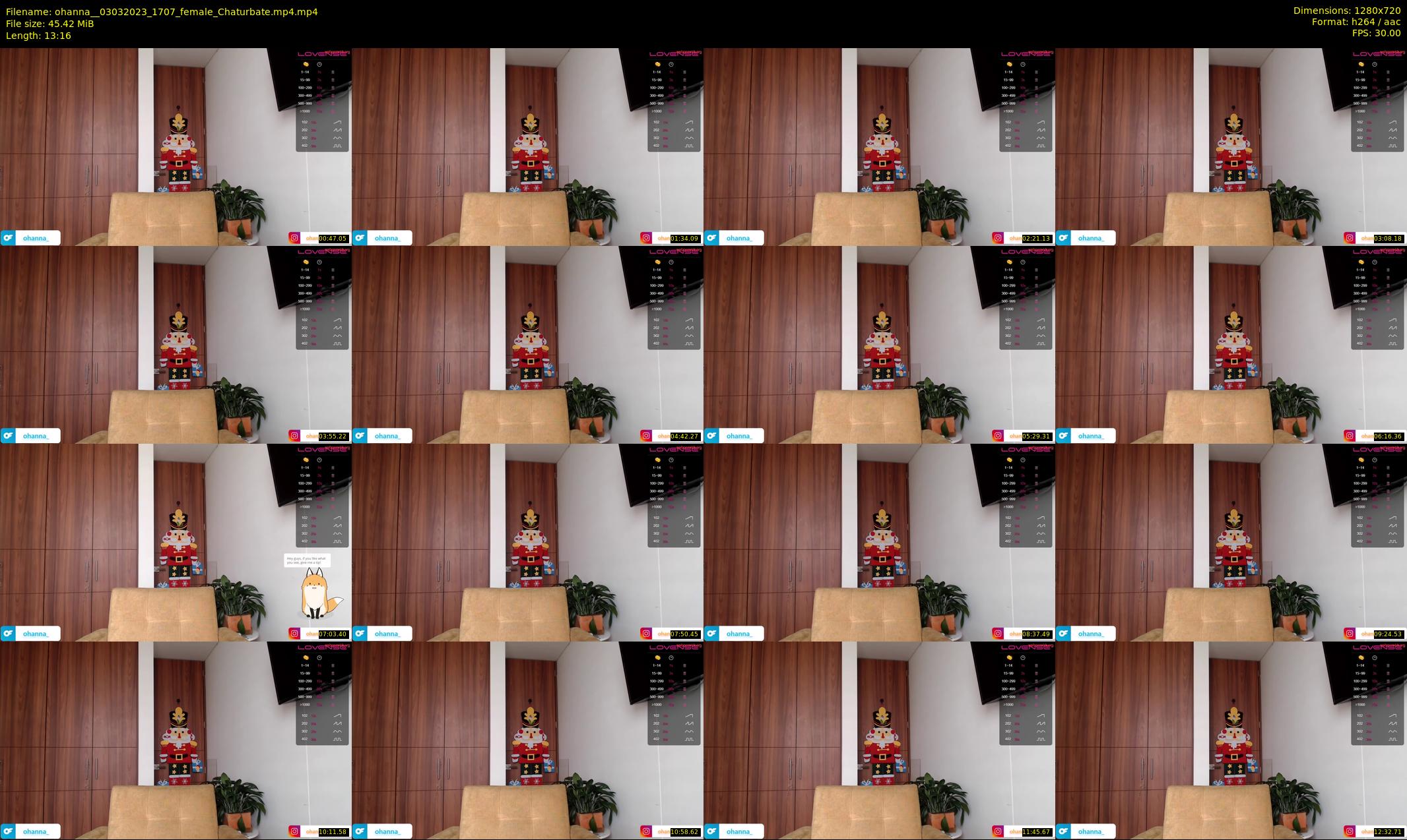 ohanna_ — 14 minute Chaturbate female cam show recording, 720p, Mar 3, 2023