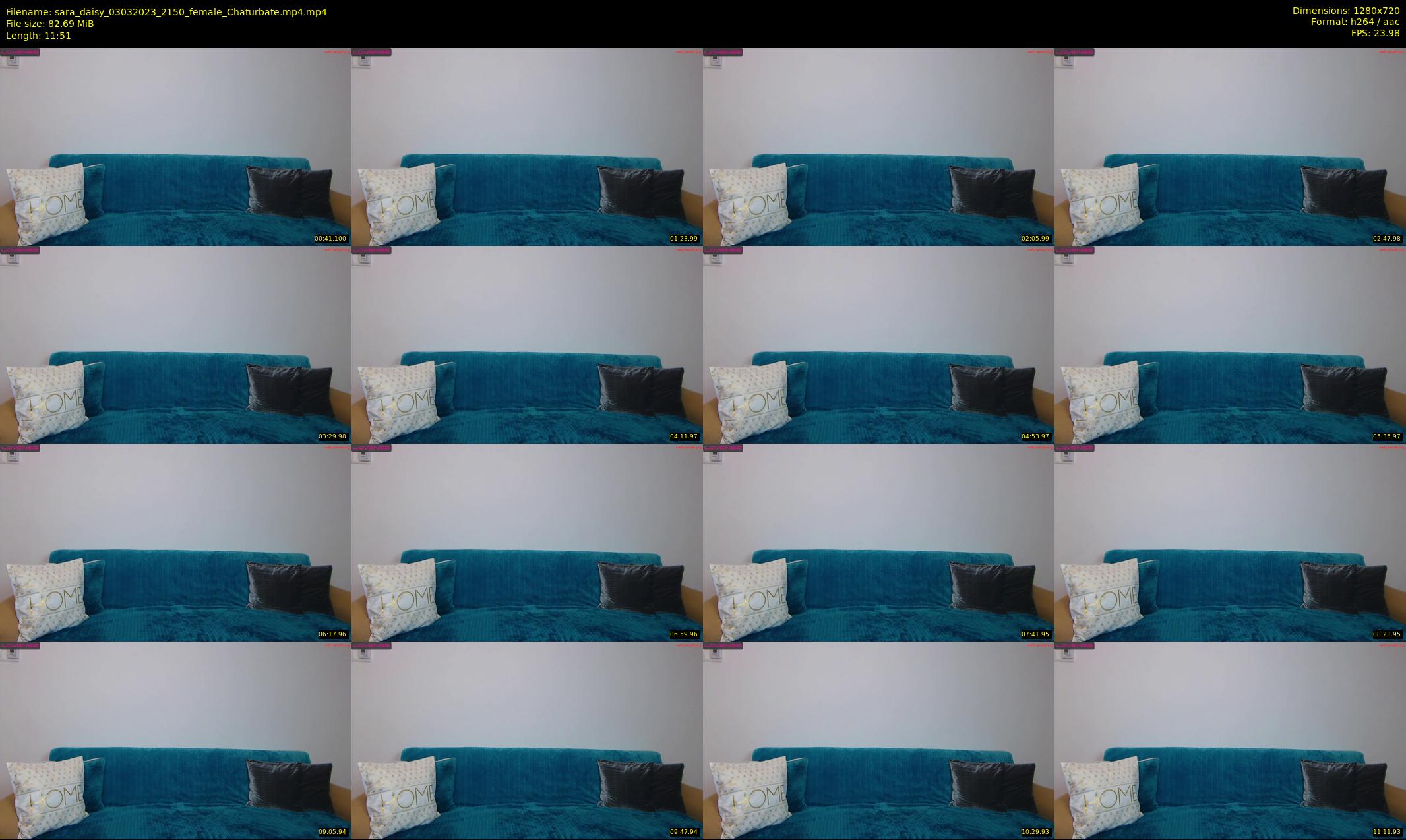 sara_daisy — 12 minute Chaturbate female cam show recording, 720p, Mar 3, 2023