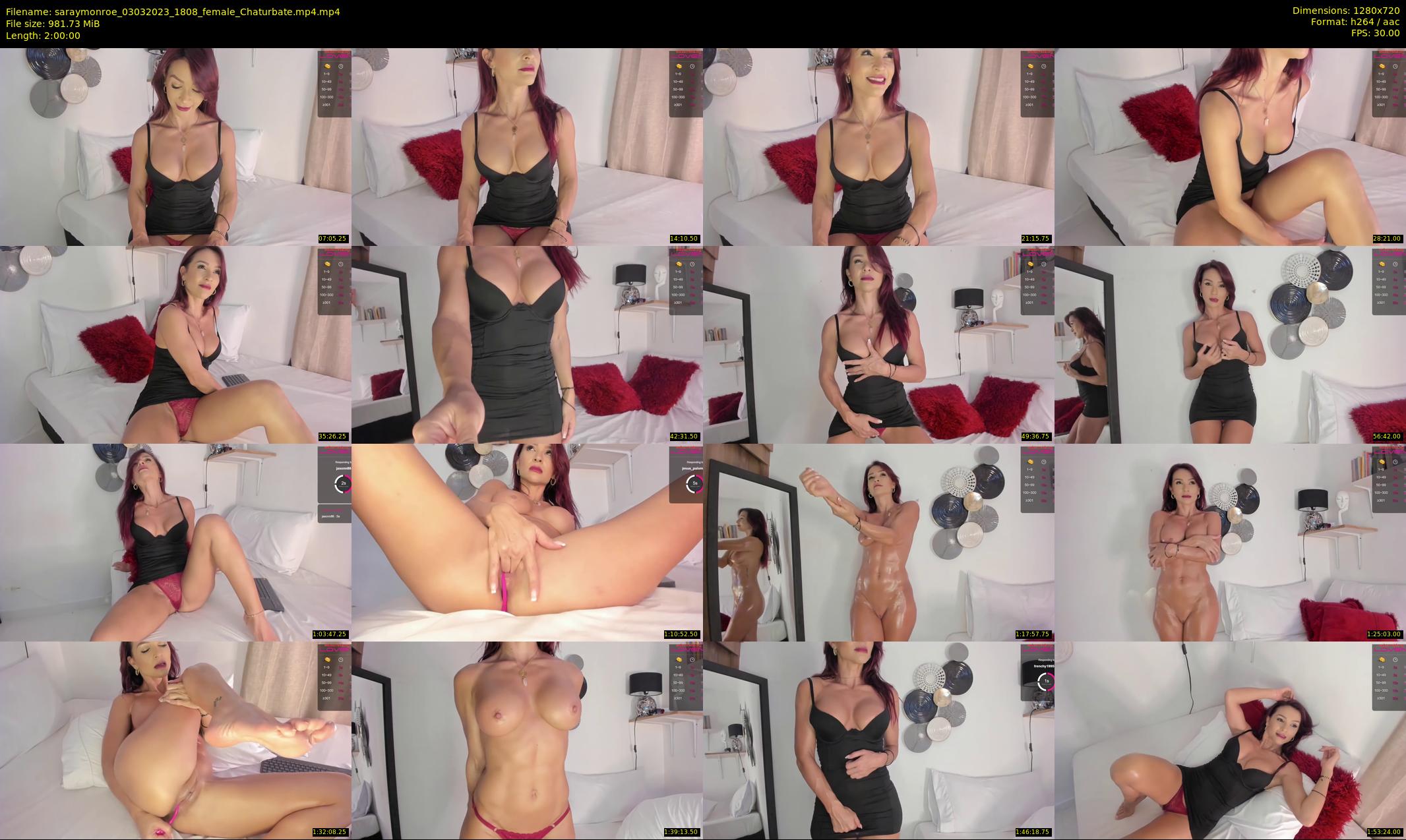 saraymonroe — 120 minute Chaturbate female cam show recording, 720p, Mar 3, 2023