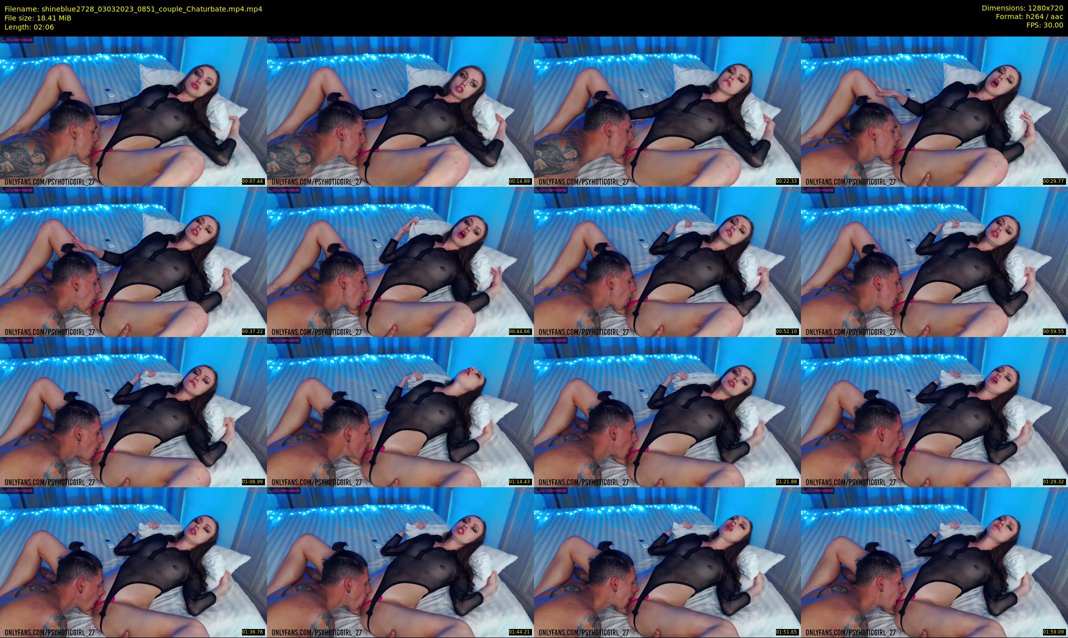 shineblue2728 — 3 minute Chaturbate couple cam show recording, 720p, Mar 3, 2023