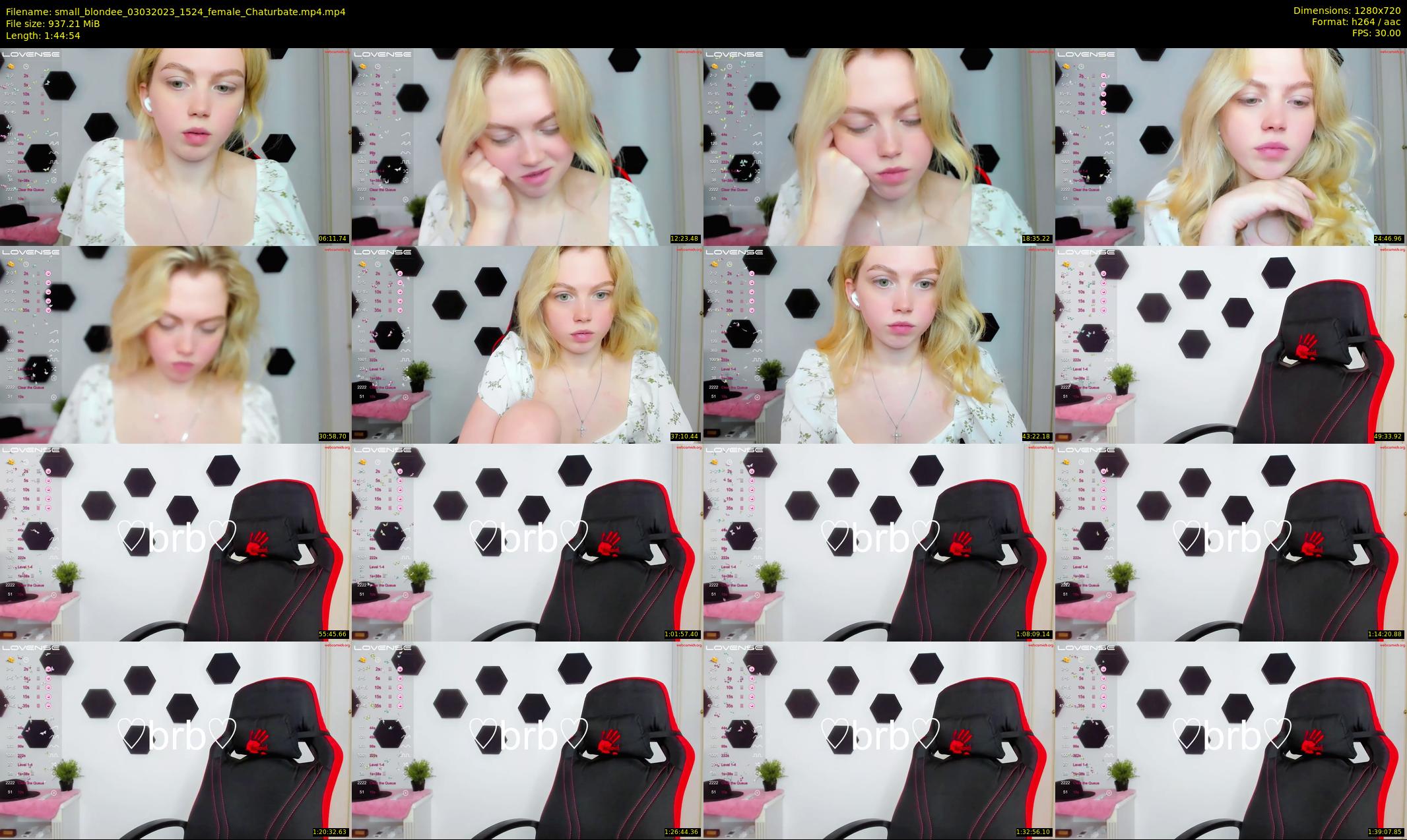 small_blondee — 105 minute Chaturbate female cam show recording, 720p, Mar 3, 2023
