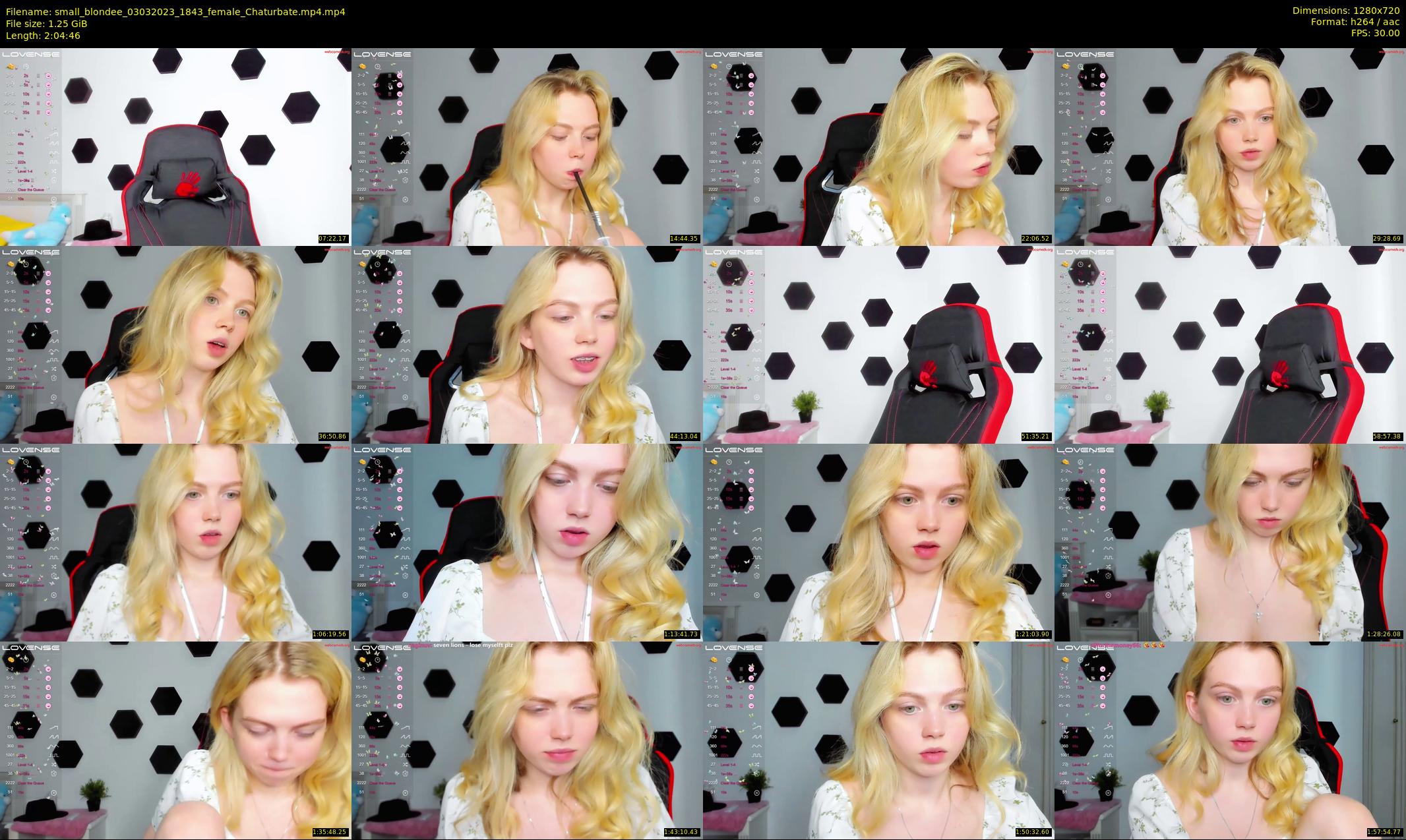 small_blondee — 125 minute Chaturbate female cam show recording, 720p, Mar 3, 2023