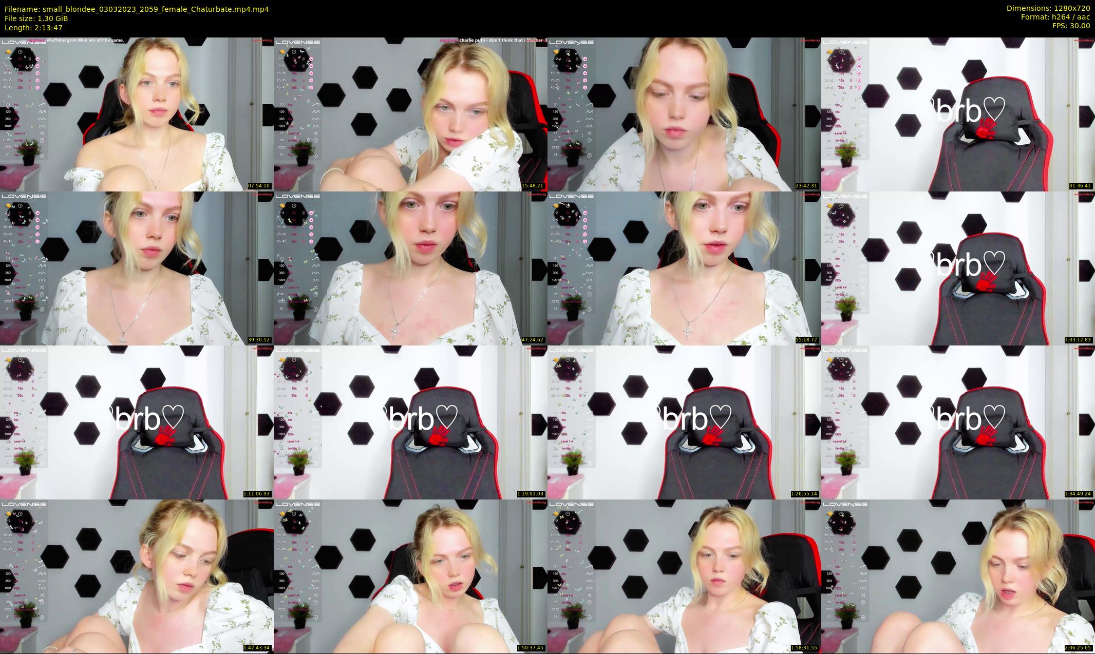 small_blondee — 134 minute Chaturbate female cam show recording, 720p, Mar 3, 2023