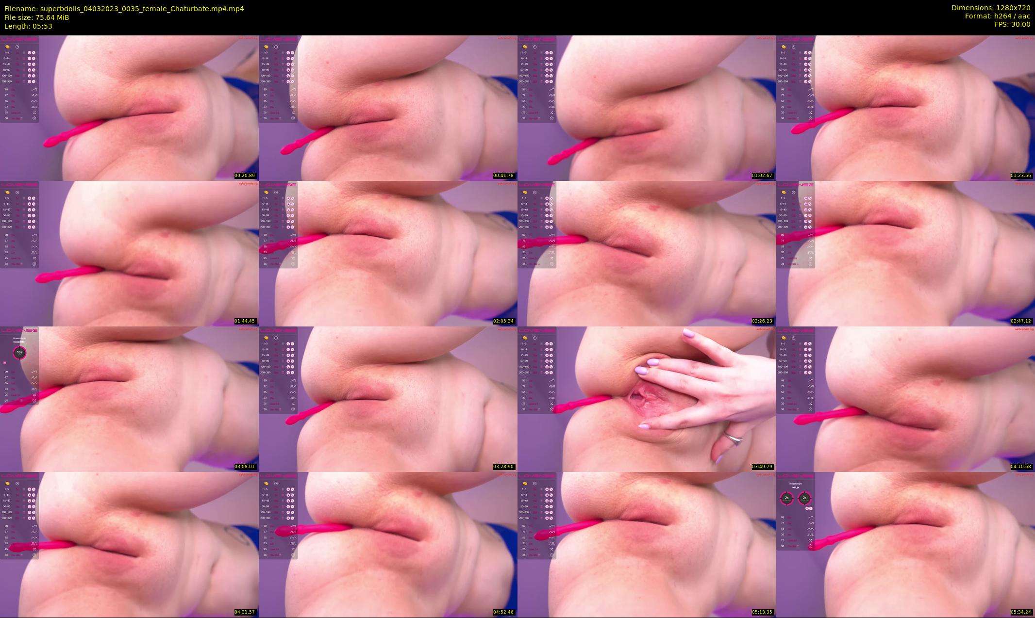 superbdolls — 6 minute Chaturbate couple cam show recording, 720p, Mar 4, 2023