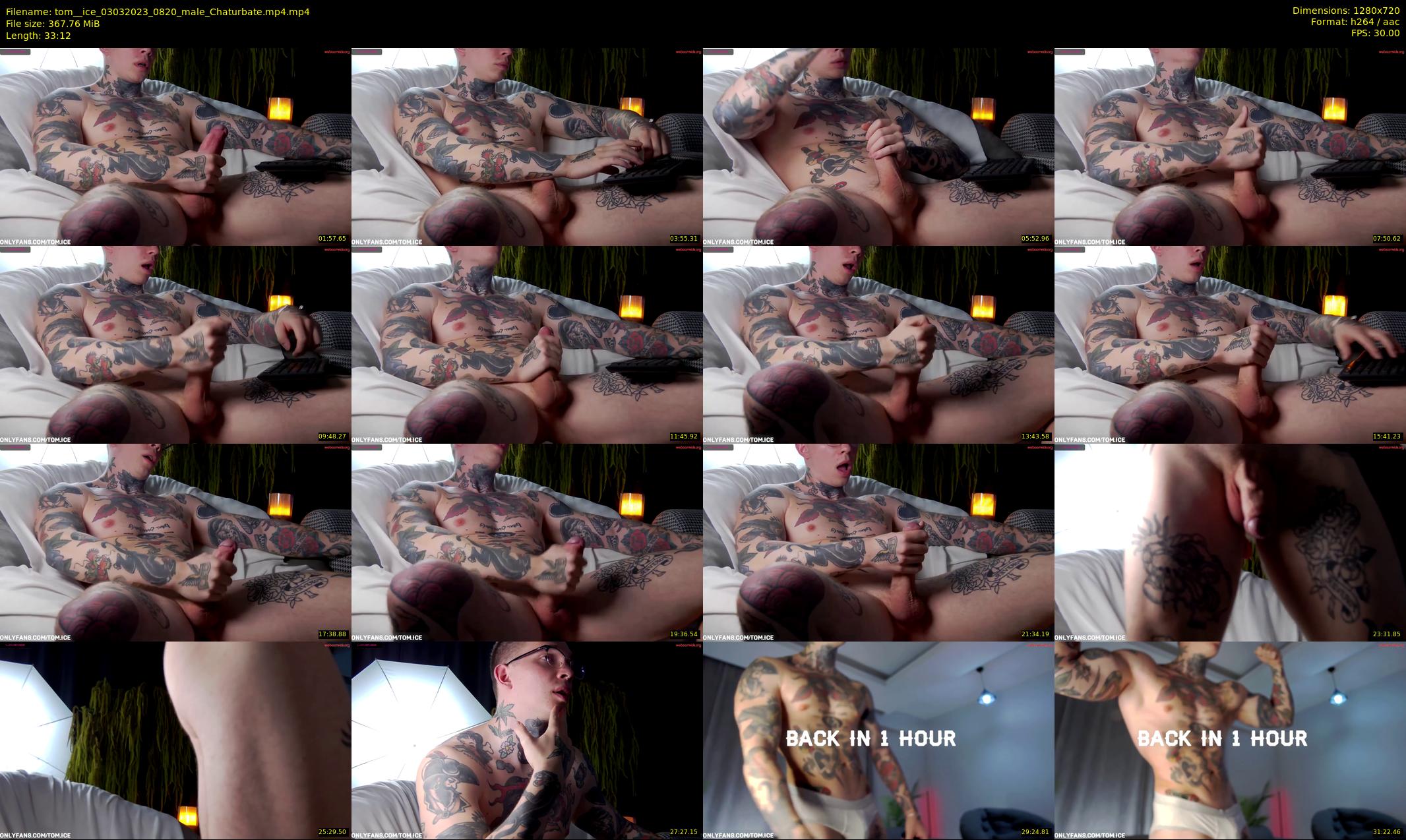 tom__ice — 34 minute Chaturbate male cam show recording, 720p, Mar 3, 2023