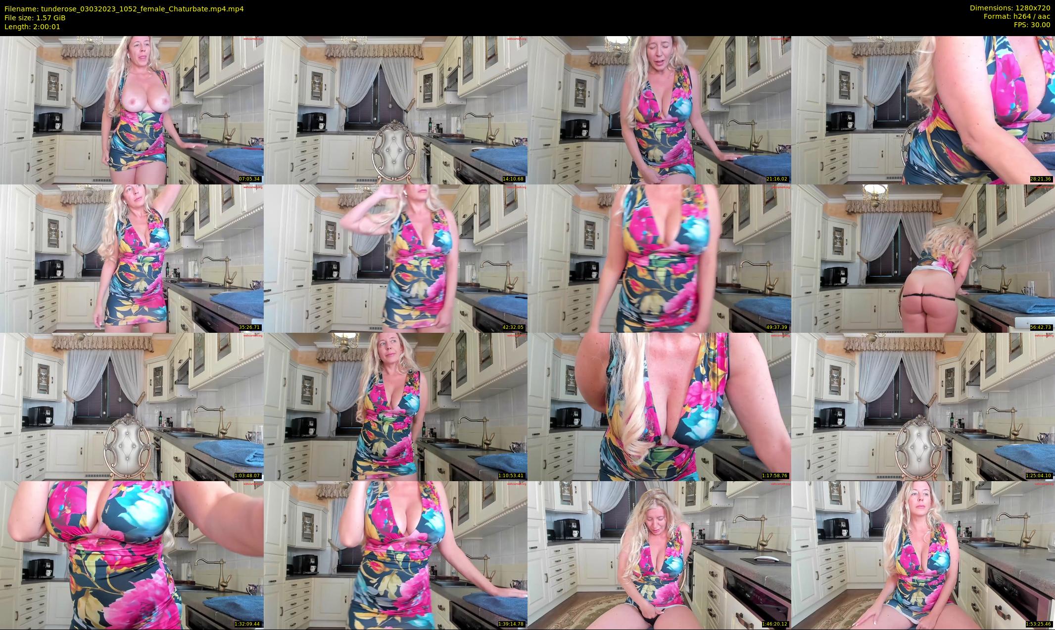 tunderose — 121 minute Chaturbate female cam show recording, 720p, Mar 3, 2023