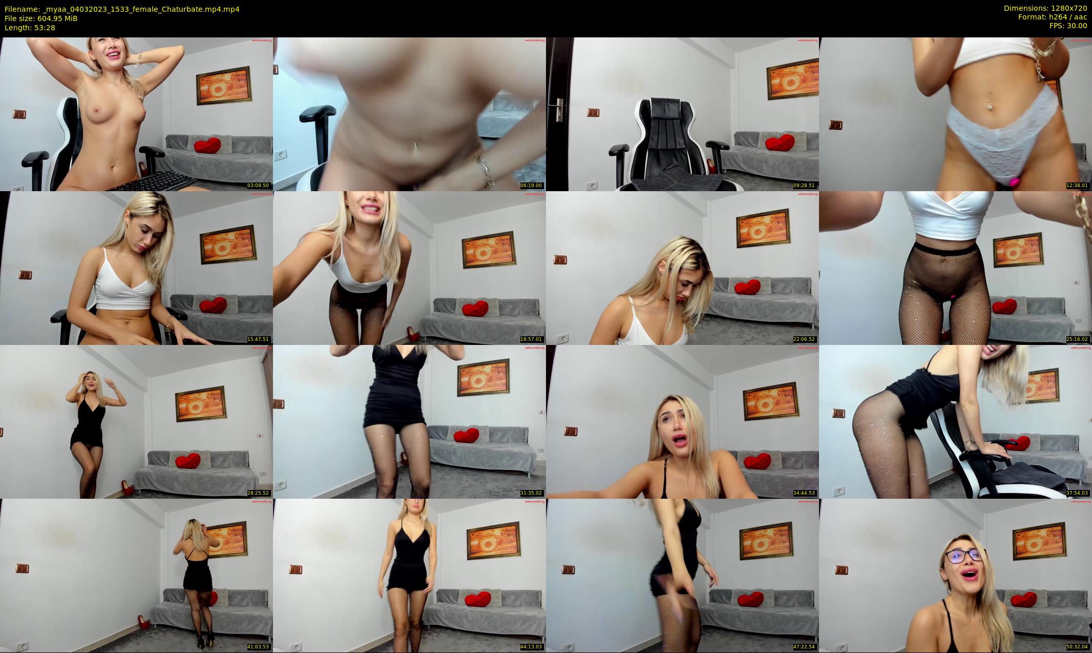 _myaa — 54 minute Chaturbate female cam show recording, 720p, Mar 4, 2023