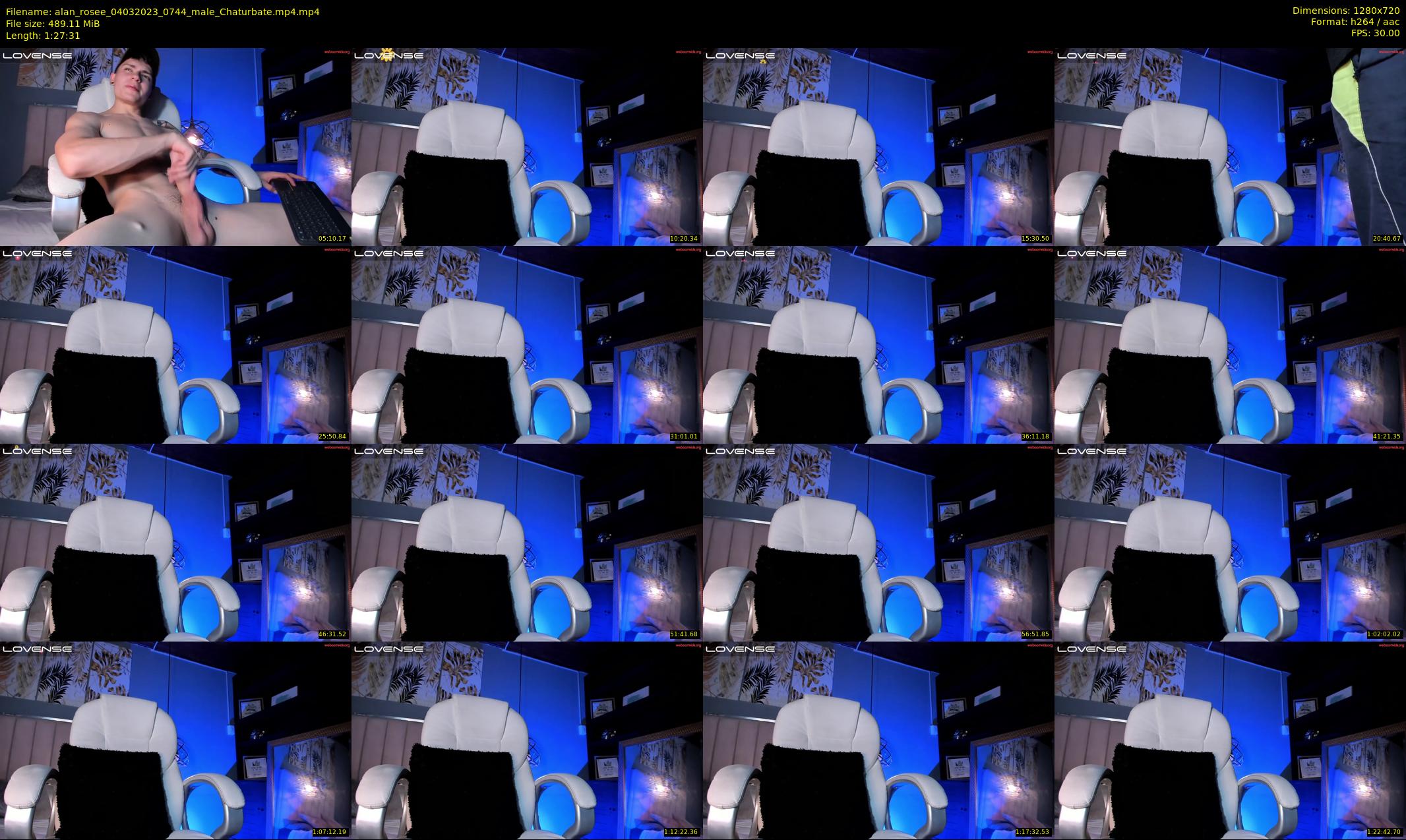 alan_rosee — 88 minute Chaturbate male cam show recording, 720p, Mar 4, 2023