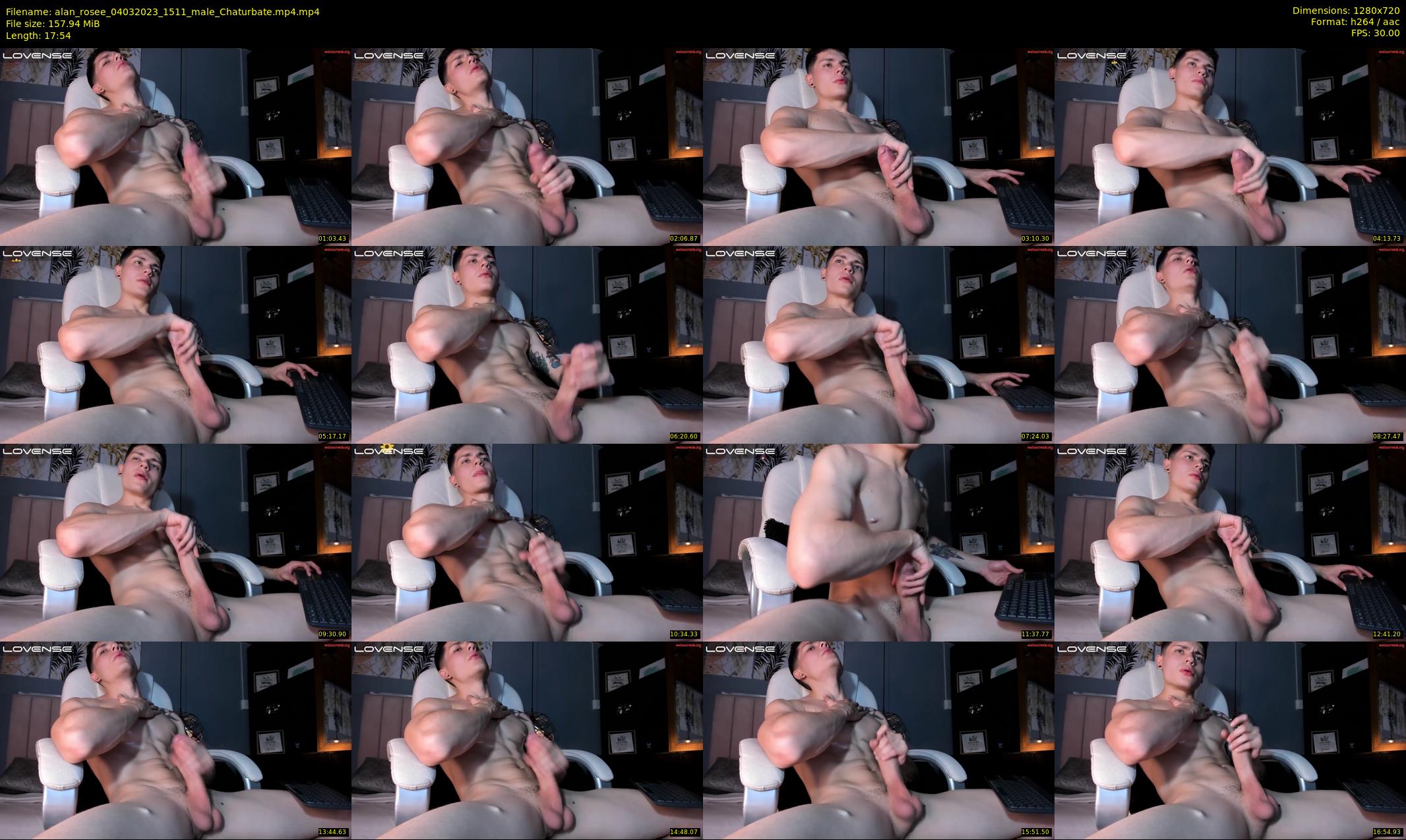 alan_rosee — 18 minute Chaturbate male cam show recording, 720p, Mar 4, 2023