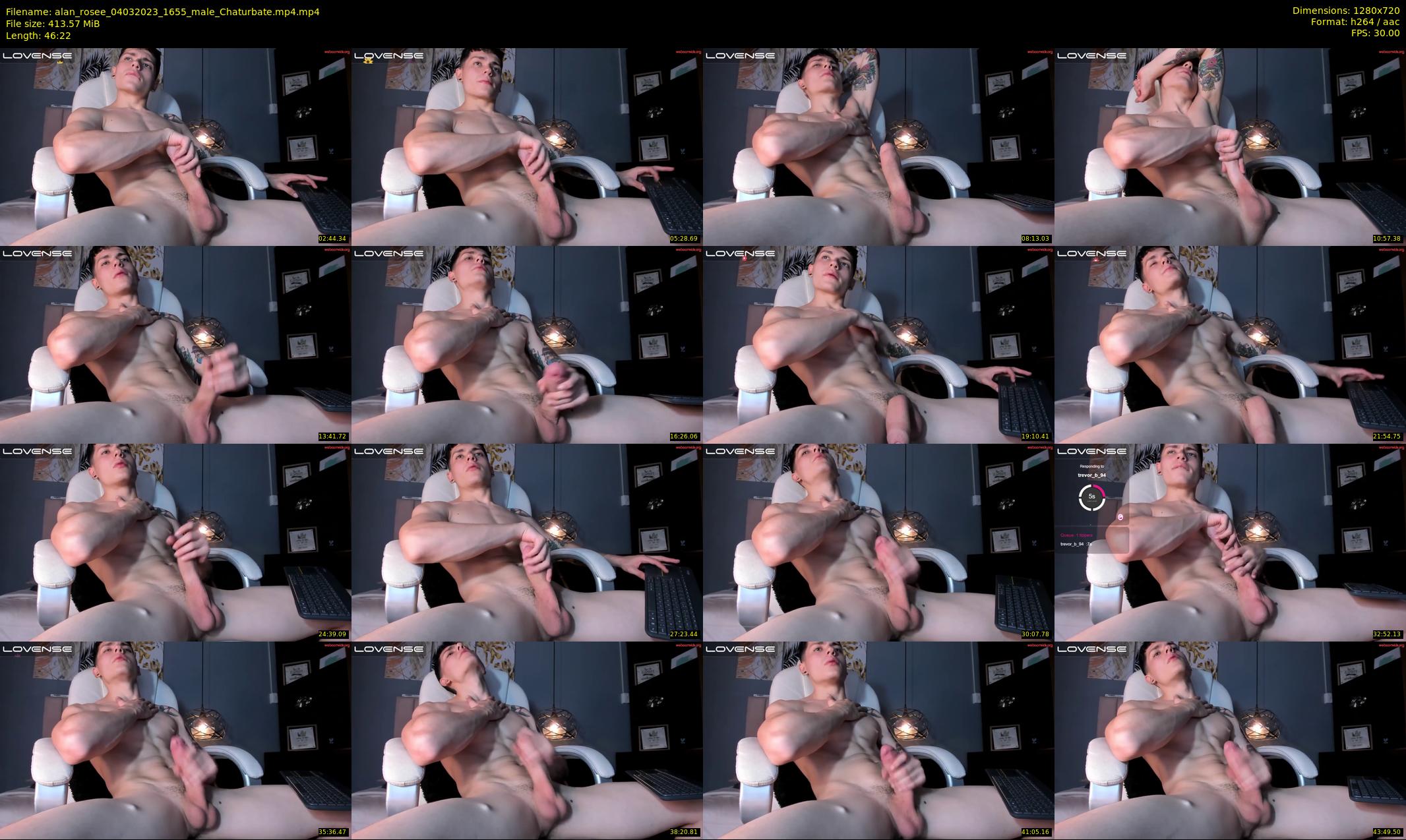 alan_rosee — 47 minute Chaturbate male cam show recording, 720p, Mar 4, 2023