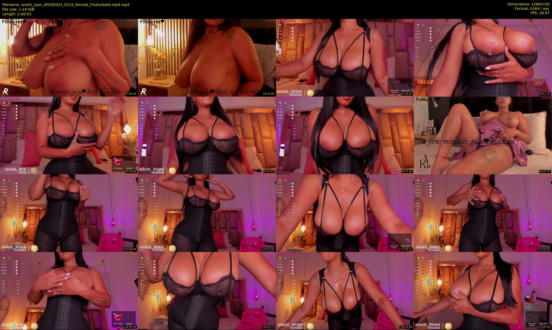 anahi_ryan — 121 minute Chaturbate female cam show recording, 720p, Mar 5, 2023