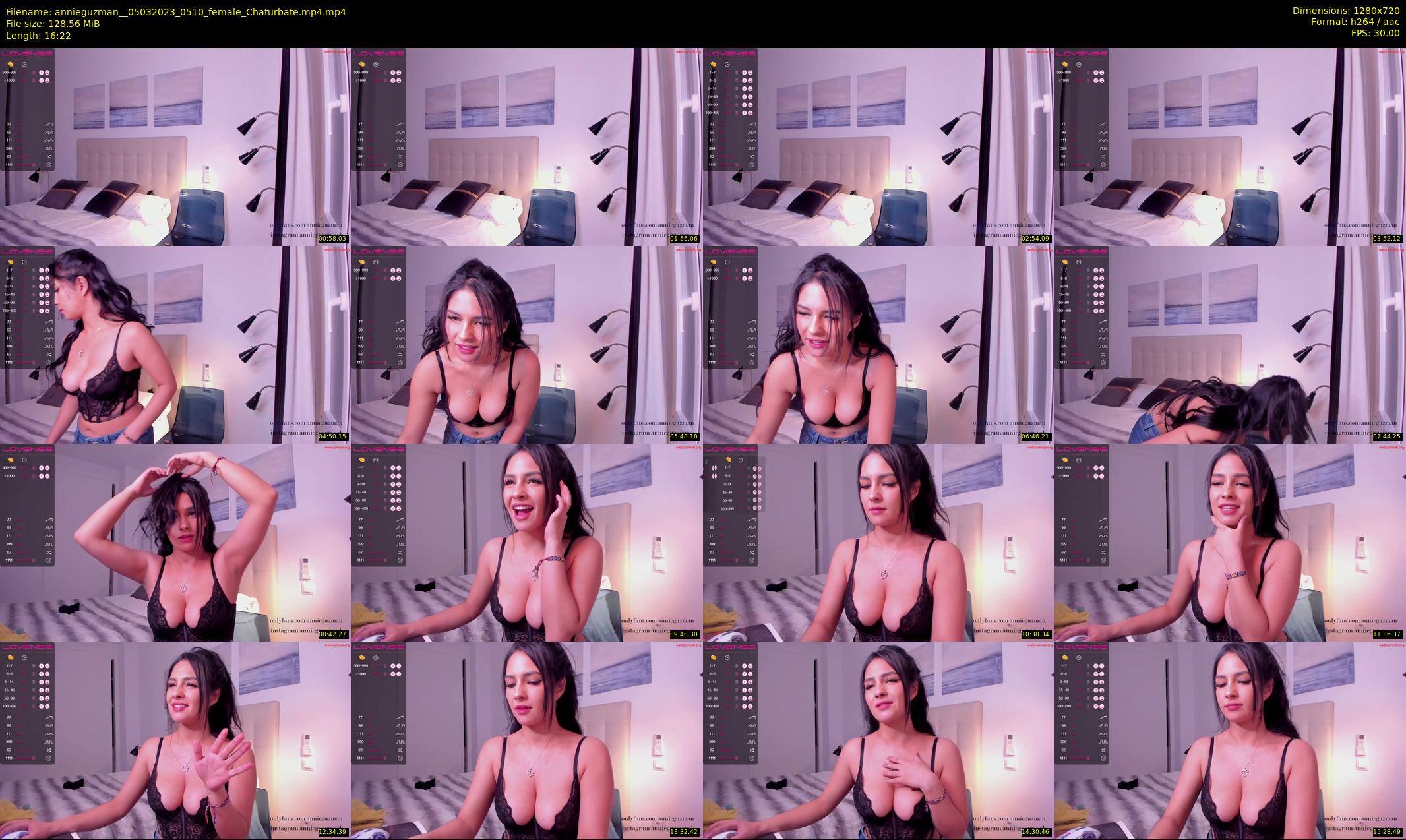 annieguzman_ — 17 minute Chaturbate female cam show recording, 720p, Mar 5, 2023