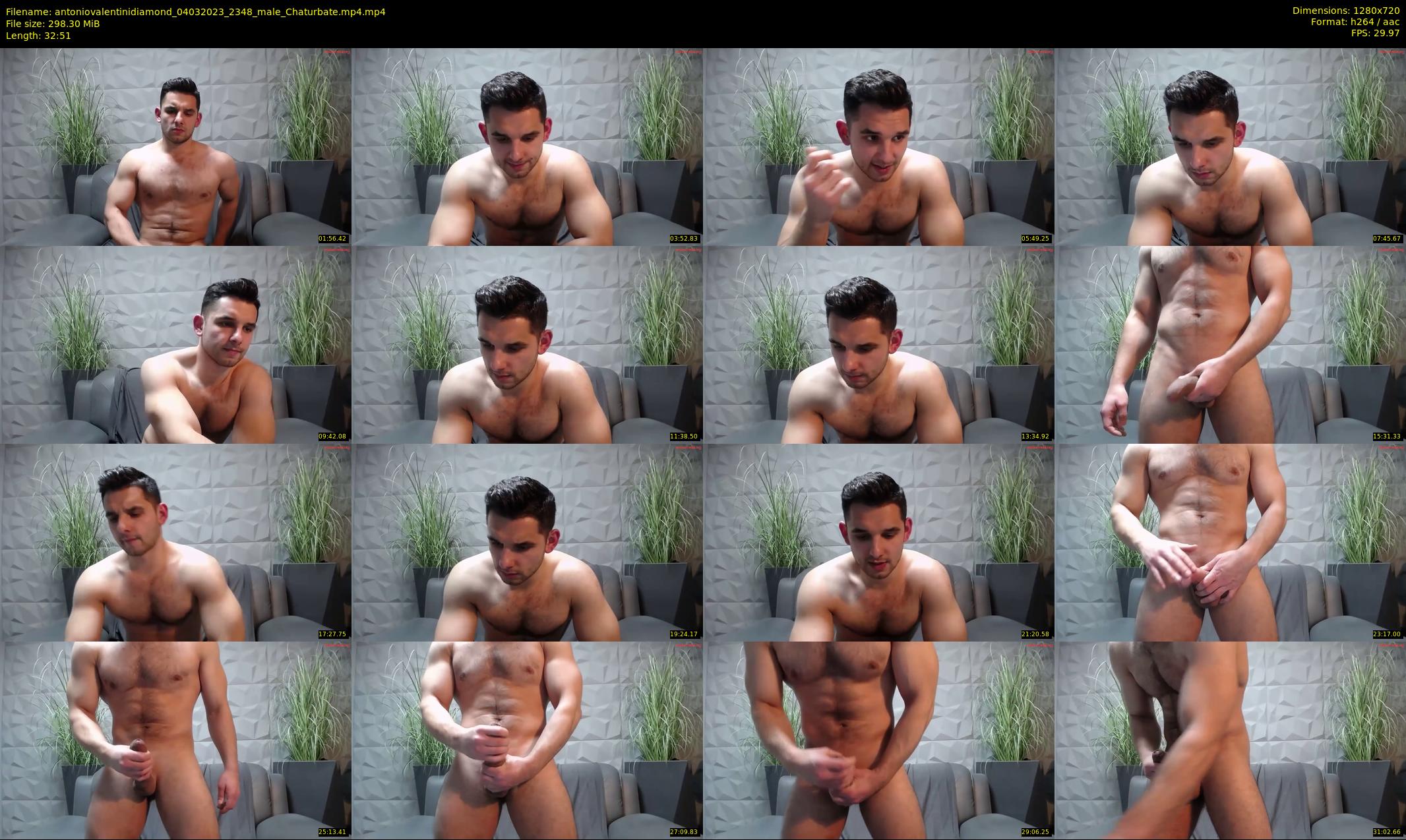 antoniovalentinidiamond — 33 minute Chaturbate male cam show recording, 720p, Mar 4, 2023
