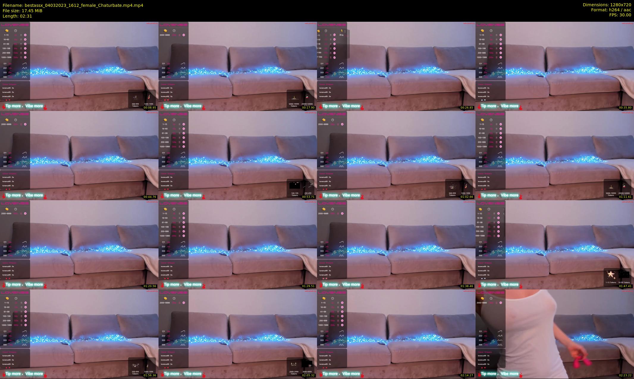 bestassx — 3 minute Chaturbate female cam show recording, 720p, Mar 4, 2023