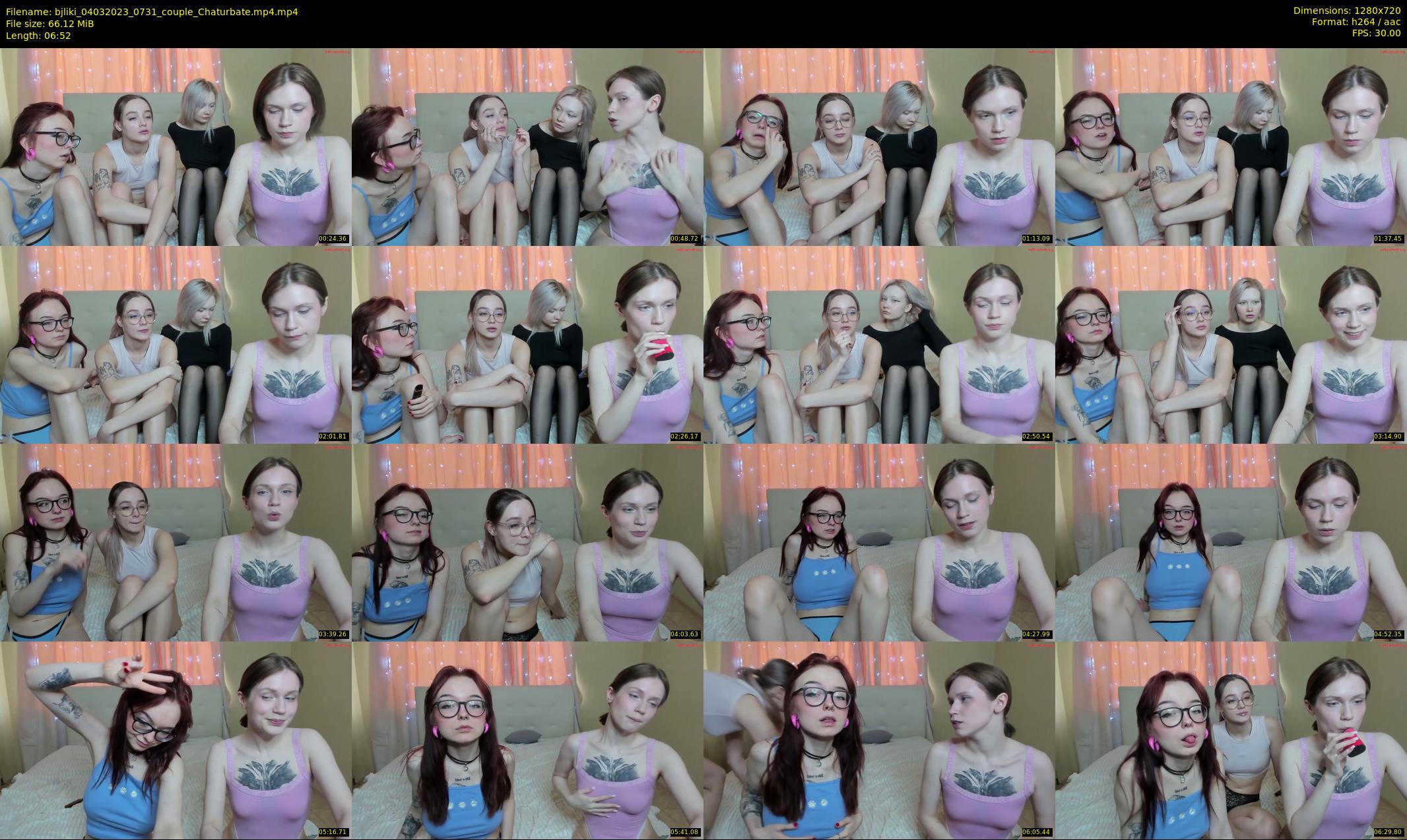 bjliki — 7 minute Chaturbate couple cam show recording, 720p, Mar 4, 2023