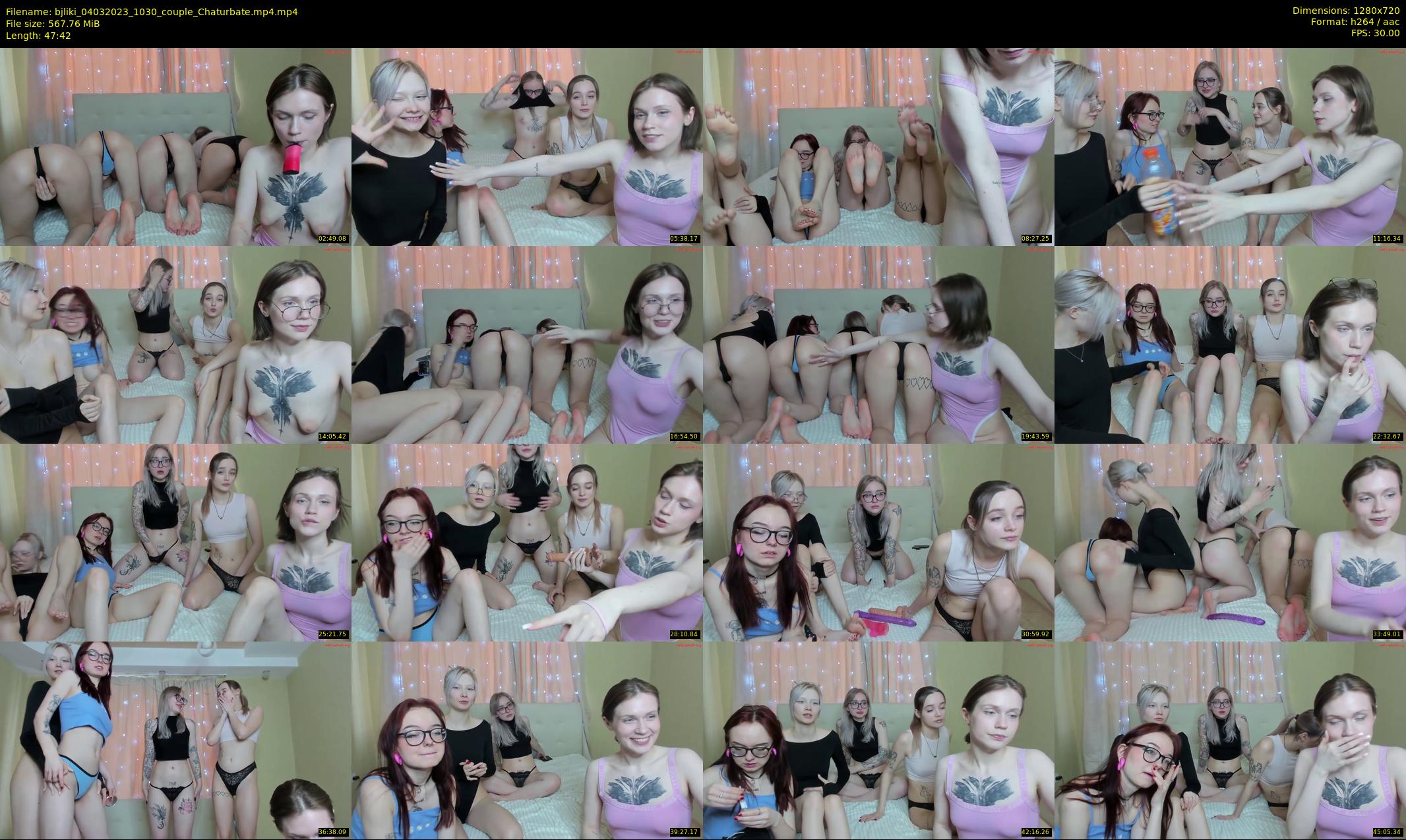 bjliki — 48 minute Chaturbate couple cam show recording, 720p, Mar 4, 2023