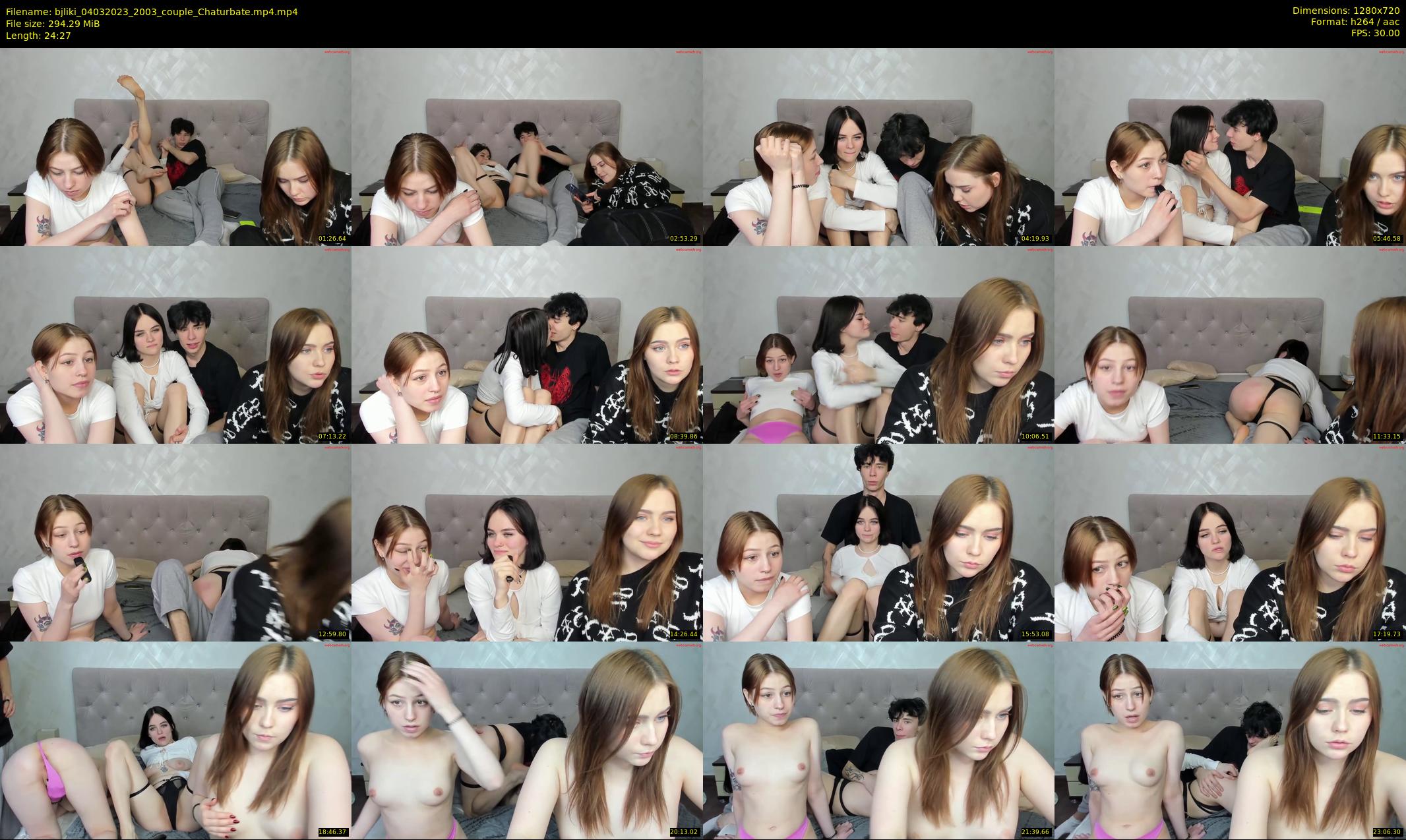 bjliki — 25 minute Chaturbate couple cam show recording, 720p, Mar 4, 2023