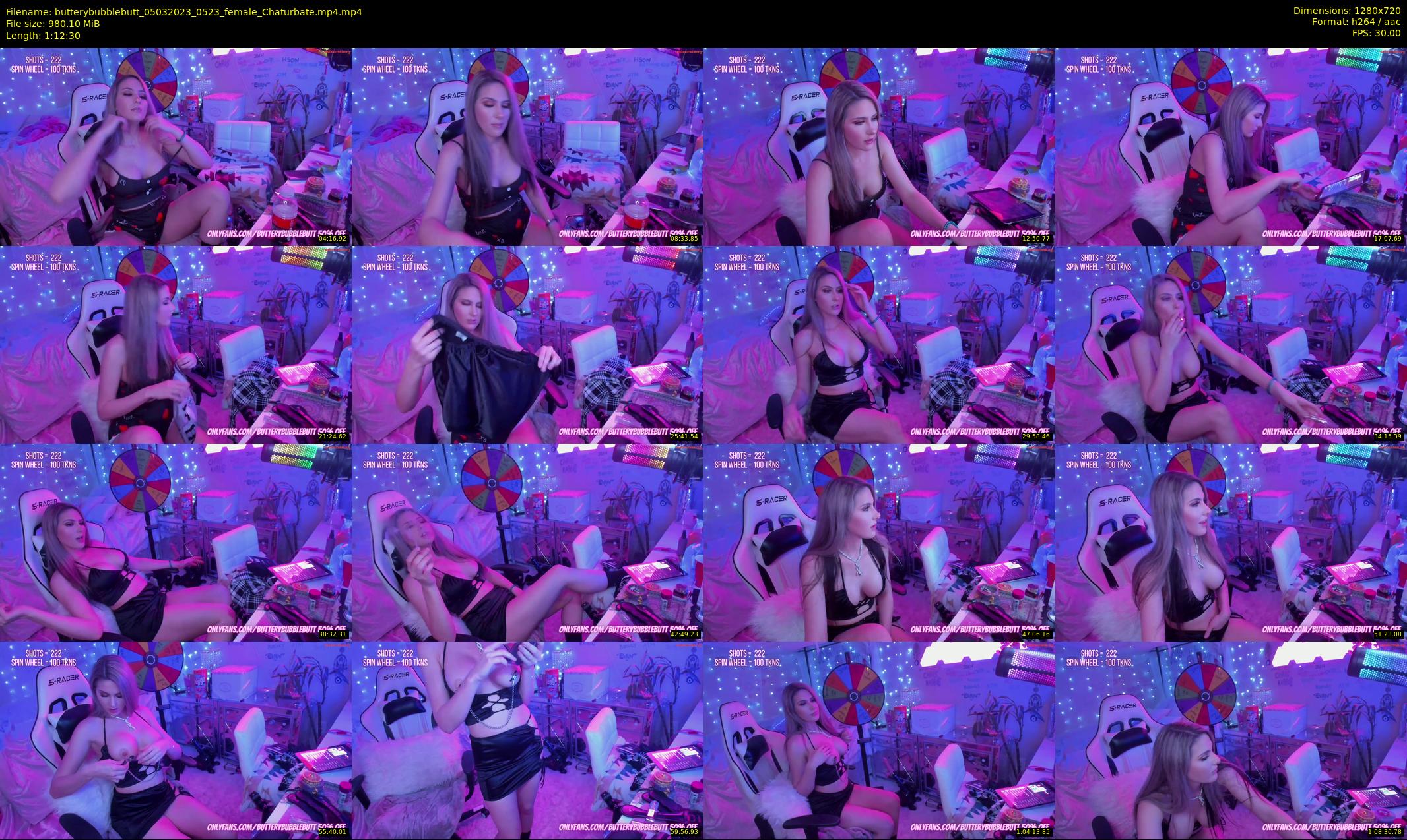 butterybubblebutt — 73 minute Chaturbate couple cam show recording, 720p, Mar 5, 2023