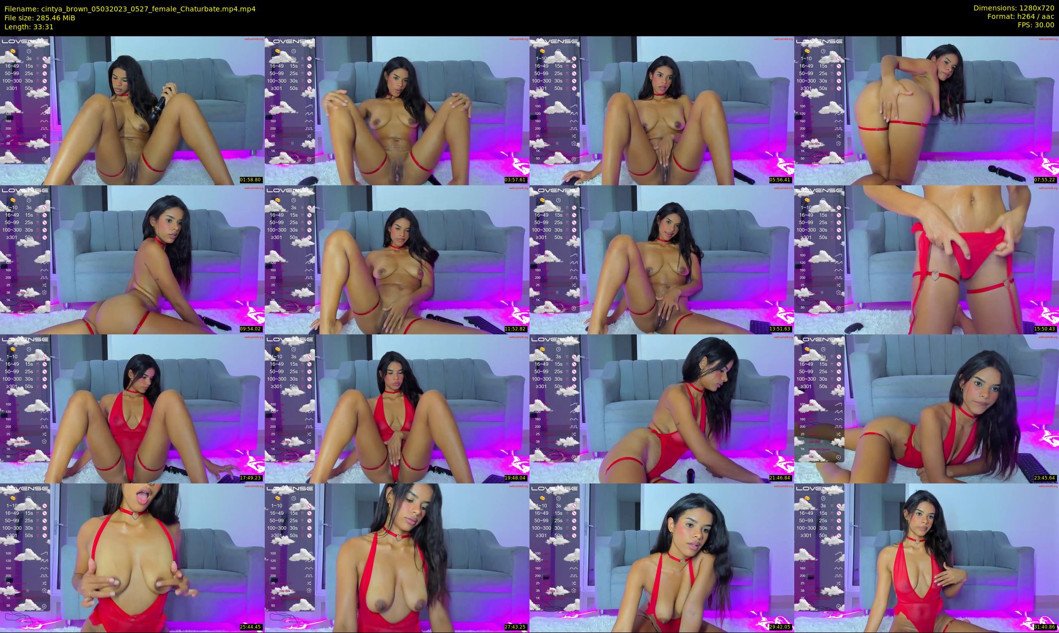 cintya_brown — 34 minute Chaturbate female cam show recording, 720p, Mar 5, 2023