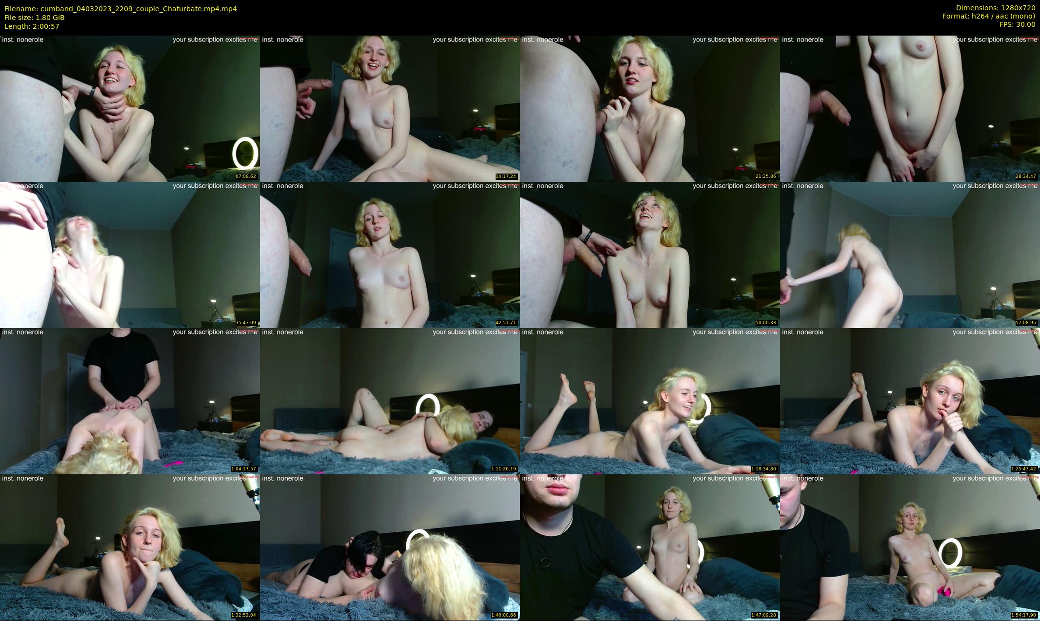 cumband — 121 minute Chaturbate couple cam show recording, 720p, Mar 4, 2023