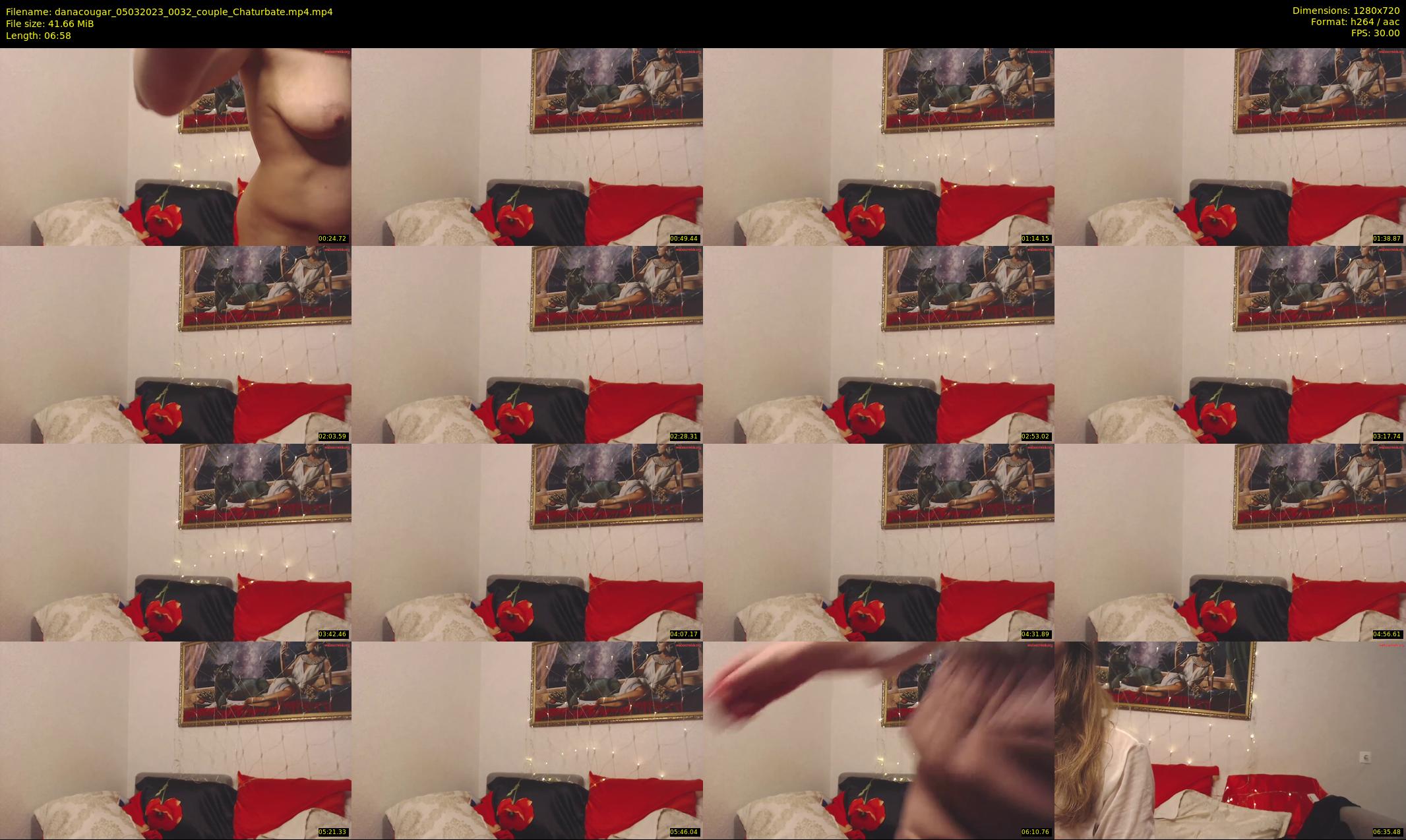 danacougar — 7 minute Chaturbate female cam show recording, 720p, Mar 5, 2023