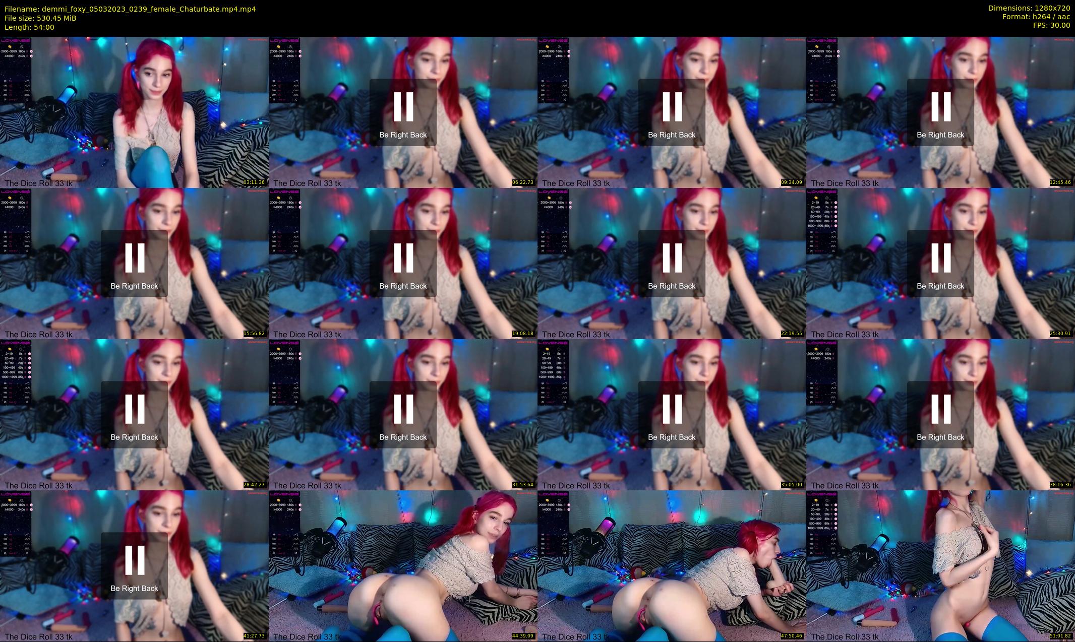 demmi_foxy — 54 minute Chaturbate couple cam show recording, 720p, Mar 5, 2023
