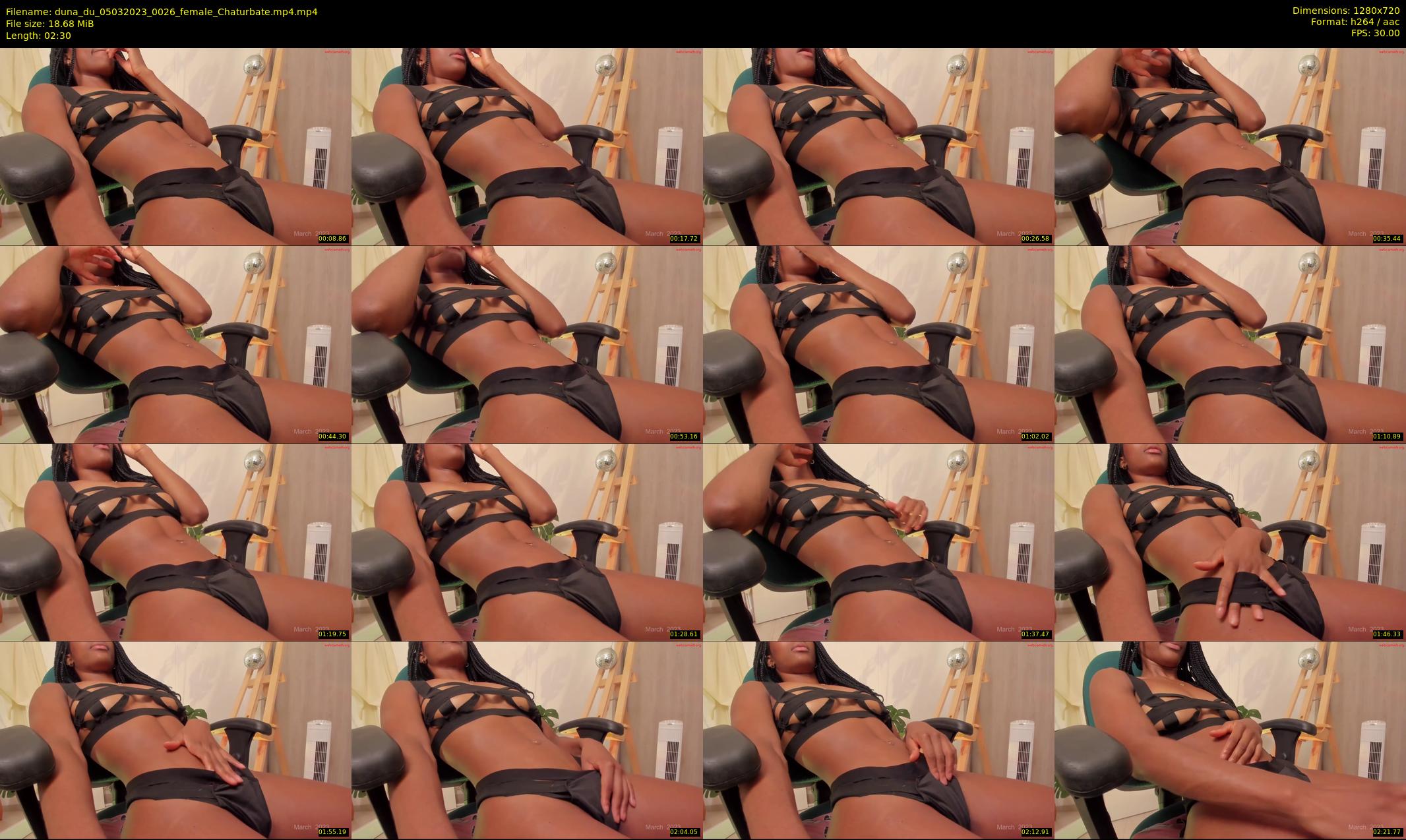 duna_du — 3 minute Chaturbate female cam show recording, 720p, Mar 5, 2023