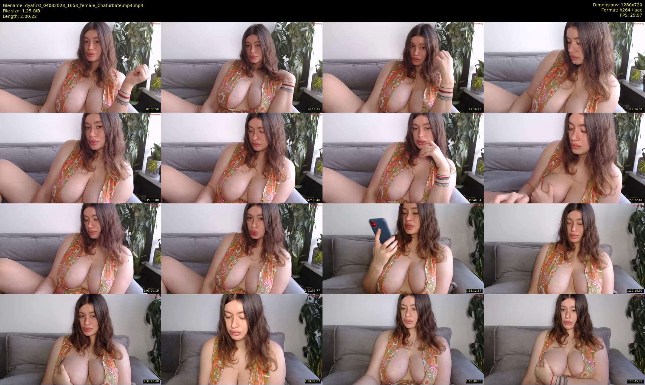 dyafirst — 121 minute Chaturbate female cam show recording, 720p, Mar 4, 2023
