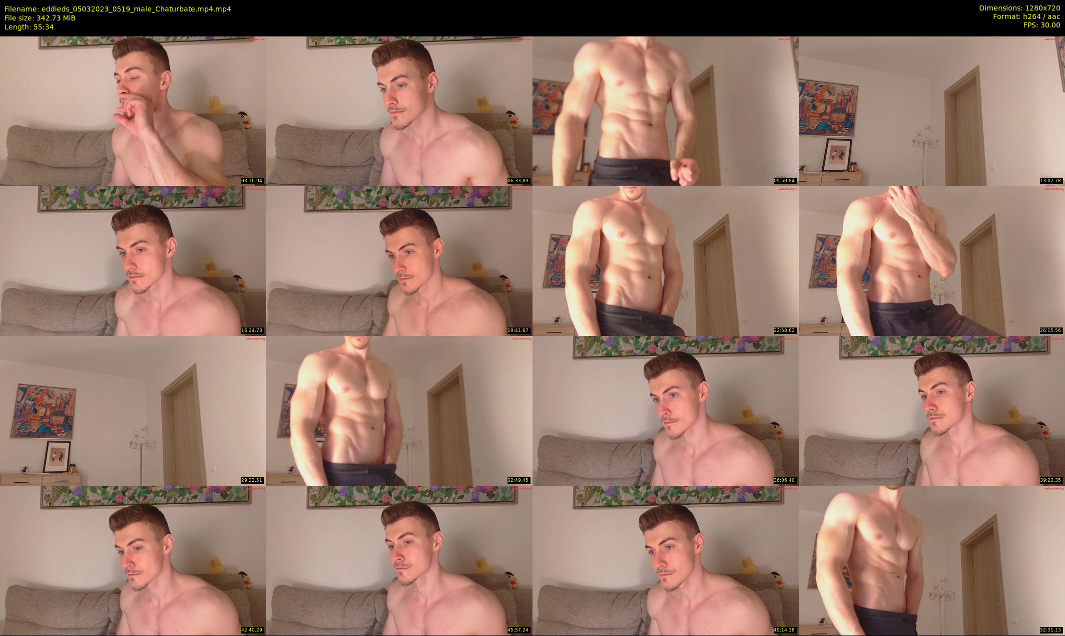 eddieds — 56 minute Chaturbate male cam show recording, 720p, Mar 5, 2023