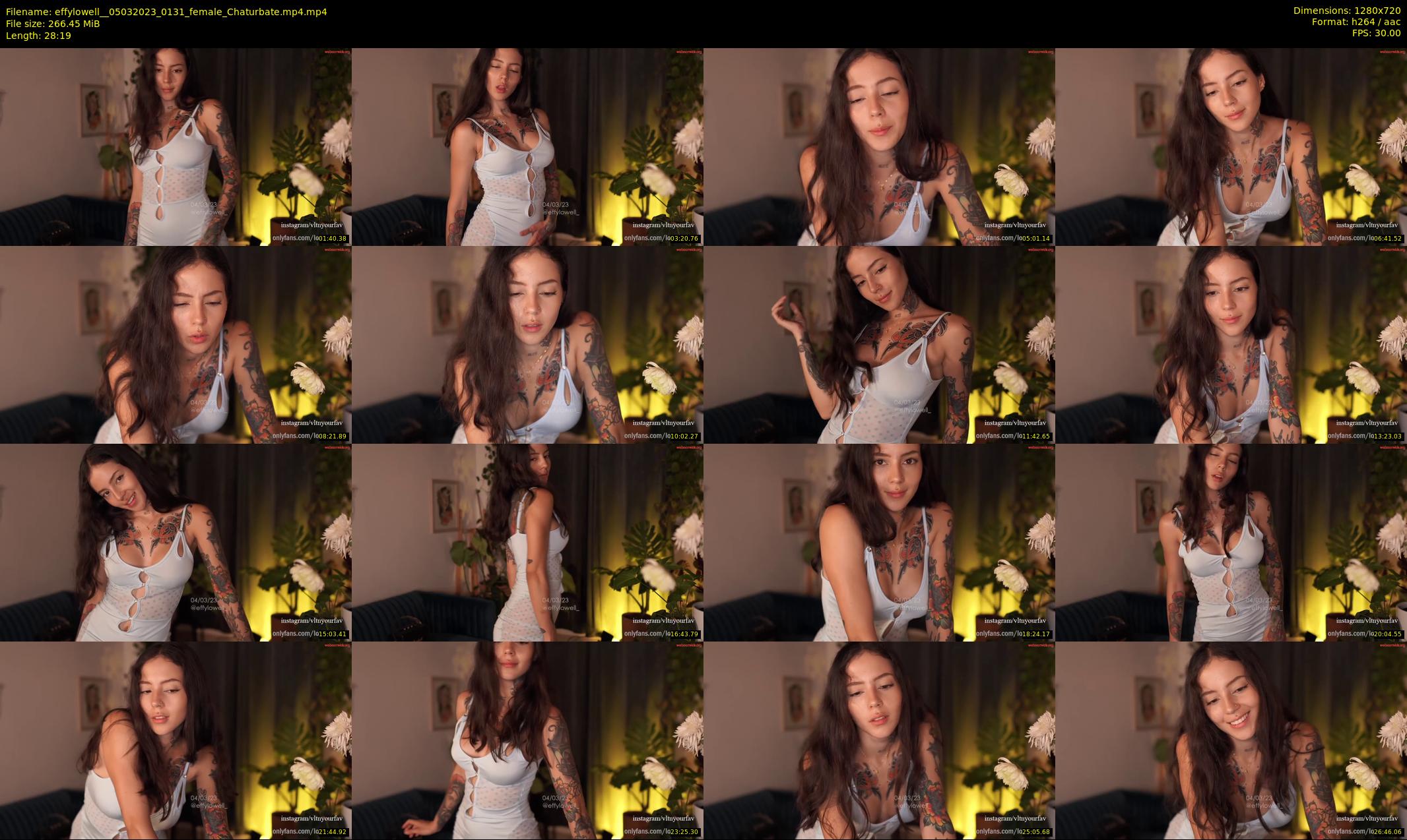 effylowell_ — 29 minute Chaturbate female cam show recording, 720p, Mar 5, 2023