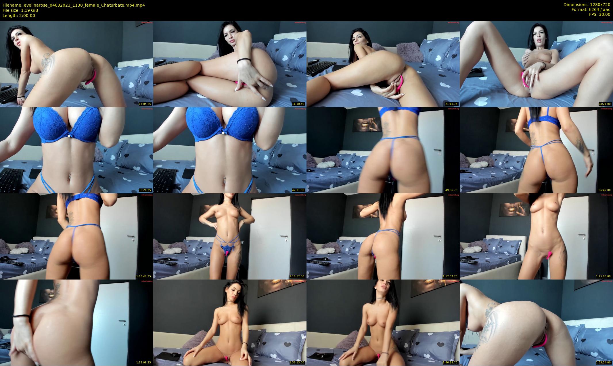 evelinarose — 120 minute Chaturbate female cam show recording, 720p, Mar 4, 2023