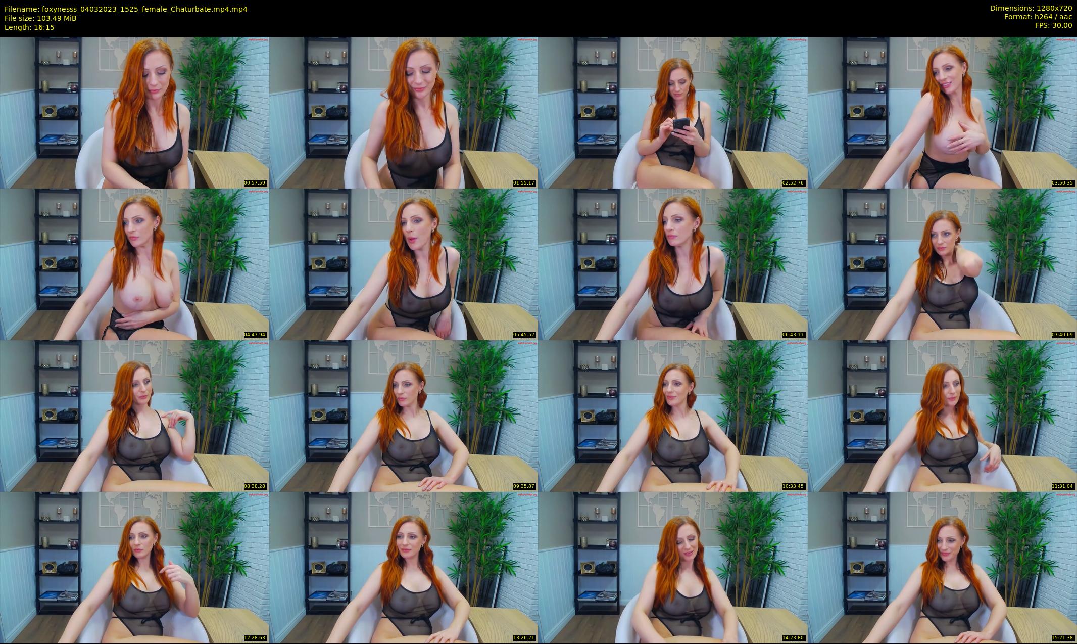 foxynesss — 17 minute Chaturbate female cam show recording, 720p, Mar 4, 2023