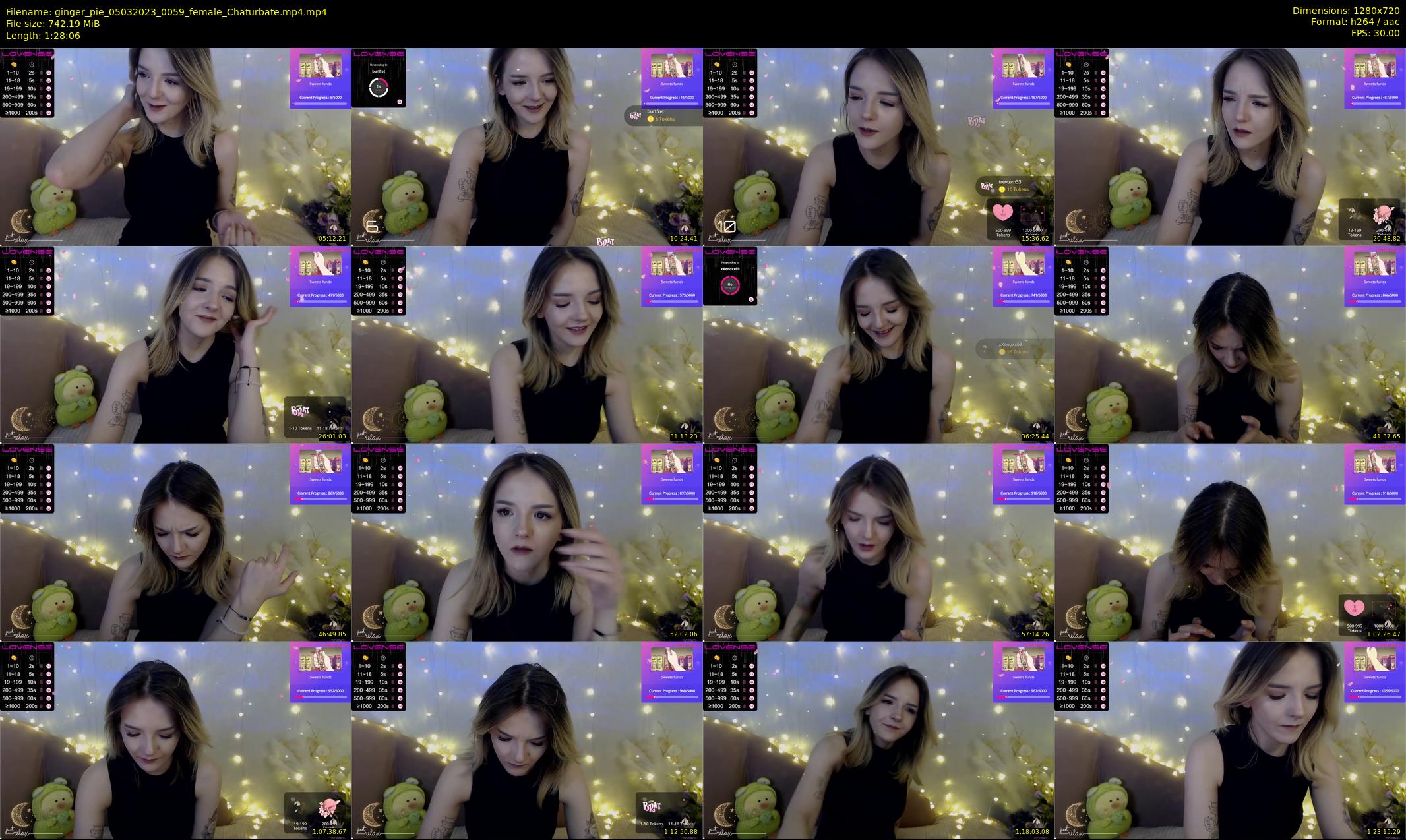 ginger_pie — 89 minute Chaturbate female cam show recording, 720p, Mar 5, 2023