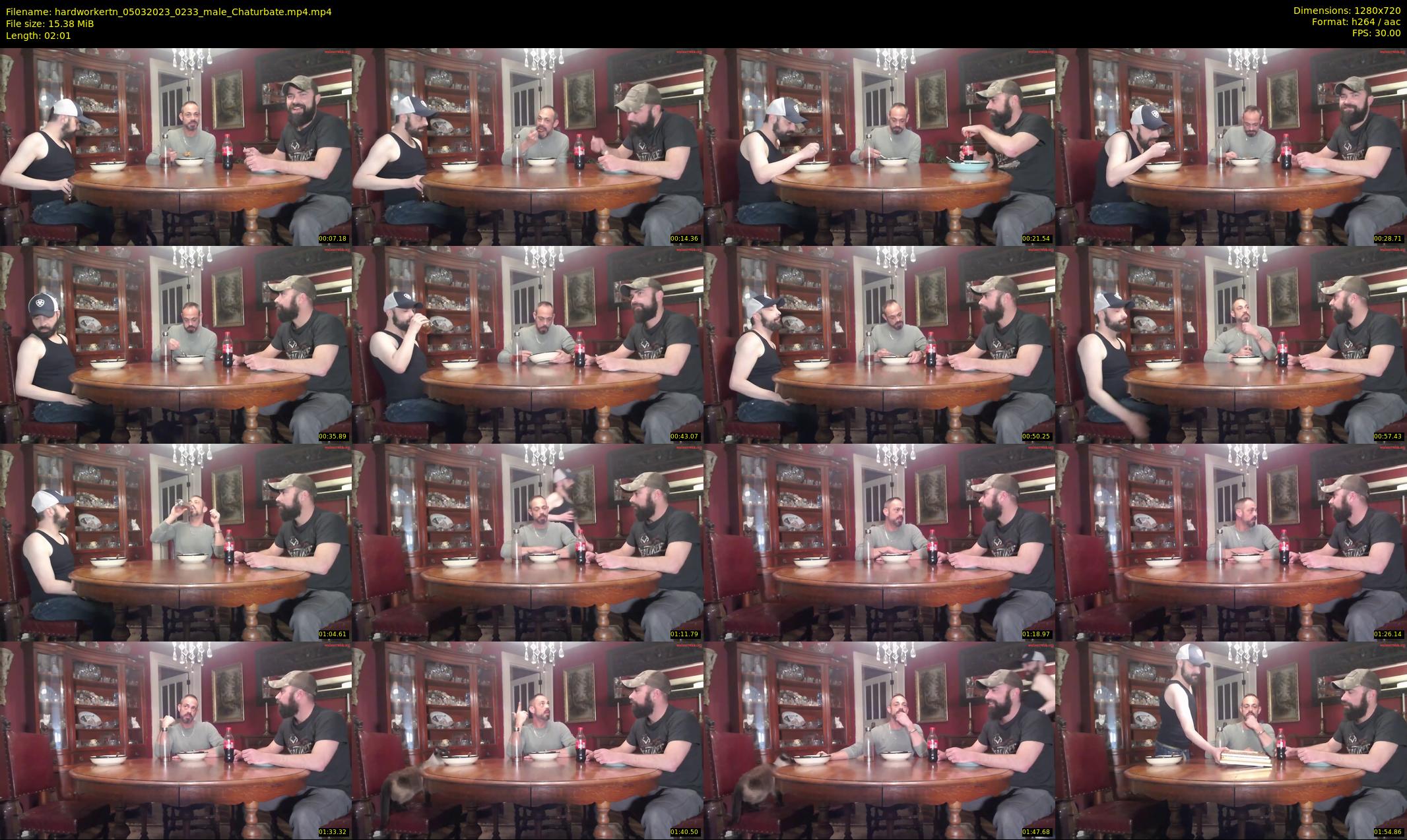 hardworkertn — 3 minute Chaturbate male cam show recording, 720p, Mar 5, 2023