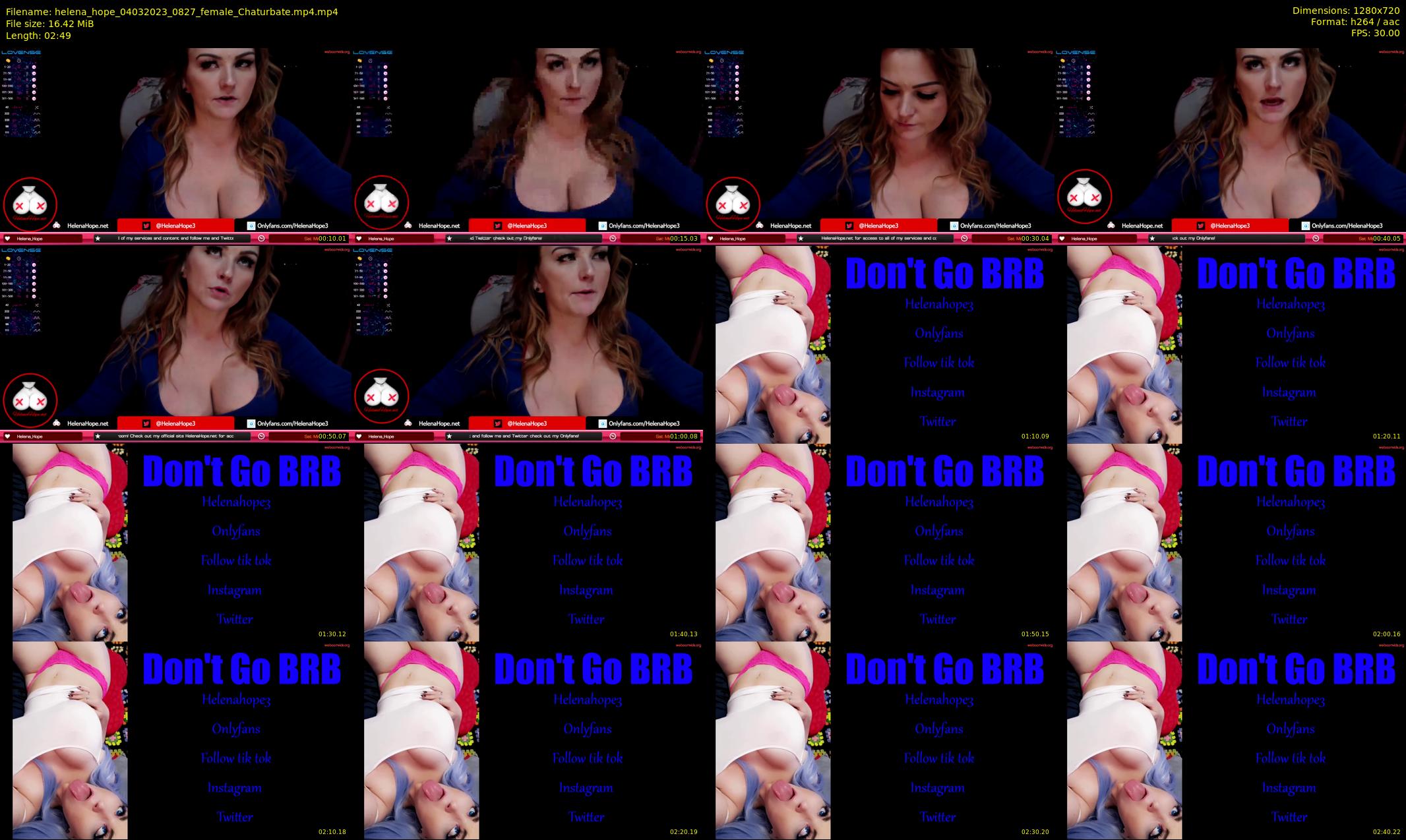 helena_hope — 3 minute Chaturbate female cam show recording, 720p, Mar 4, 2023