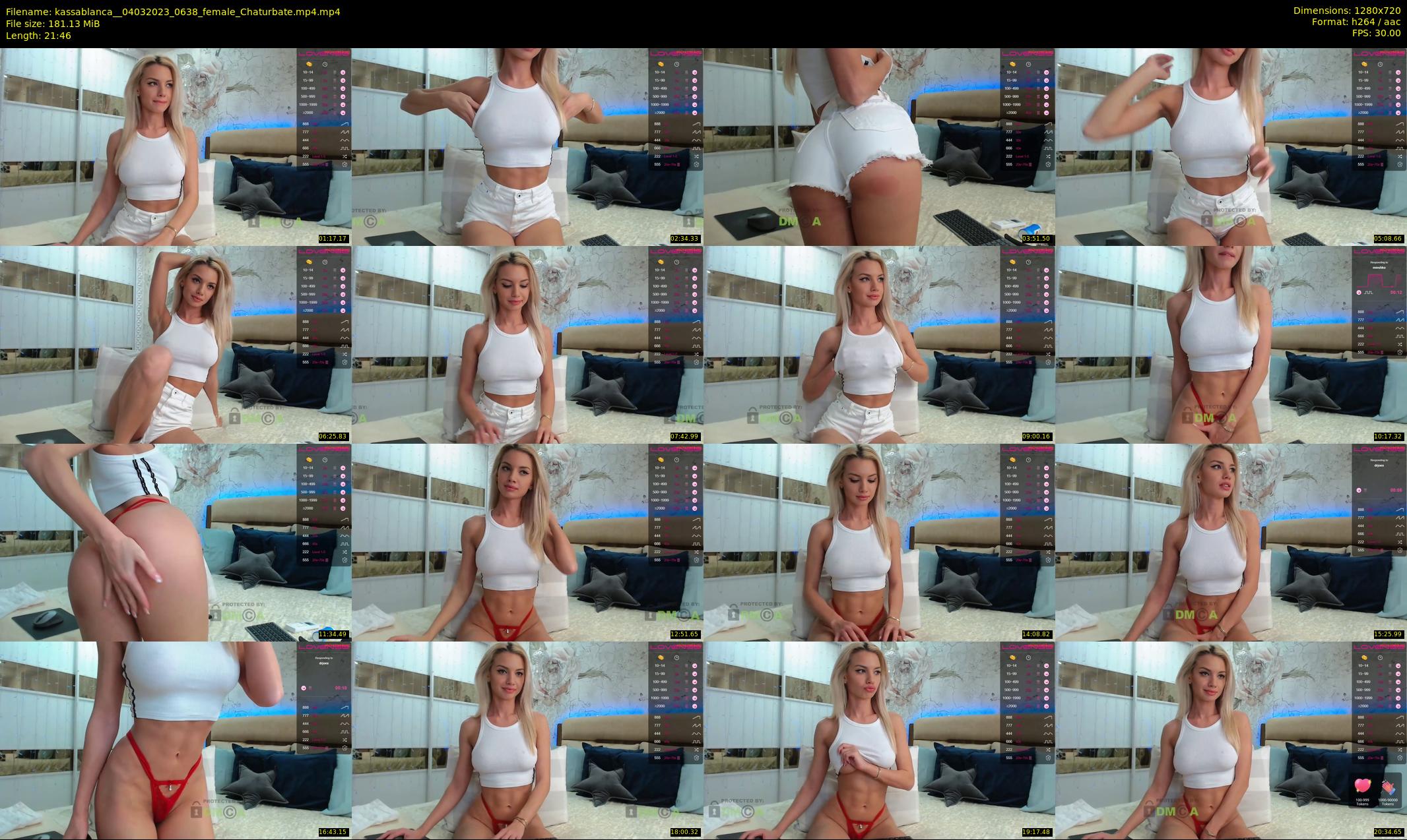 kassablanca_ — 22 minute Chaturbate female cam show recording, 720p, Mar 4, 2023