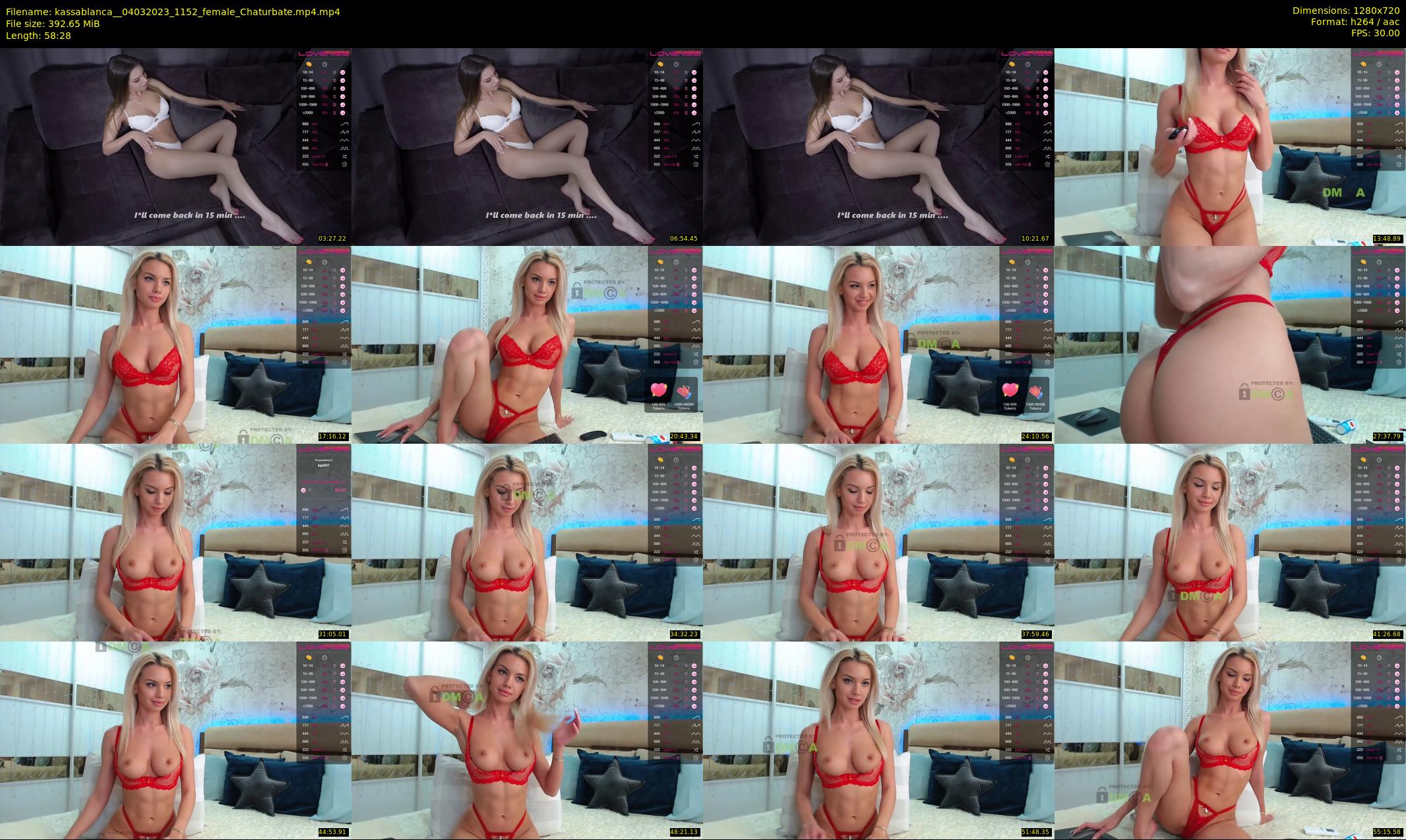 kassablanca_ — 59 minute Chaturbate female cam show recording, 720p, Mar 4, 2023