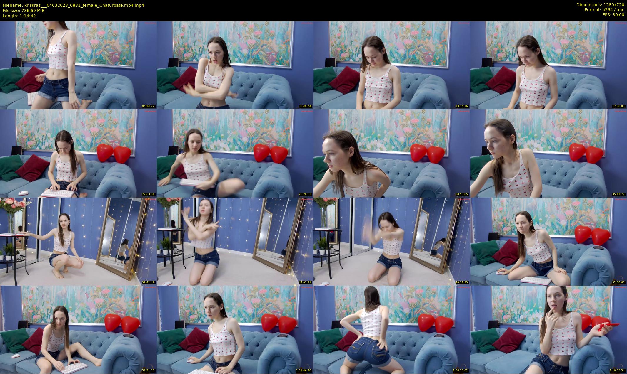 kriskras__ — 75 minute Chaturbate female cam show recording, 720p, Mar 4, 2023