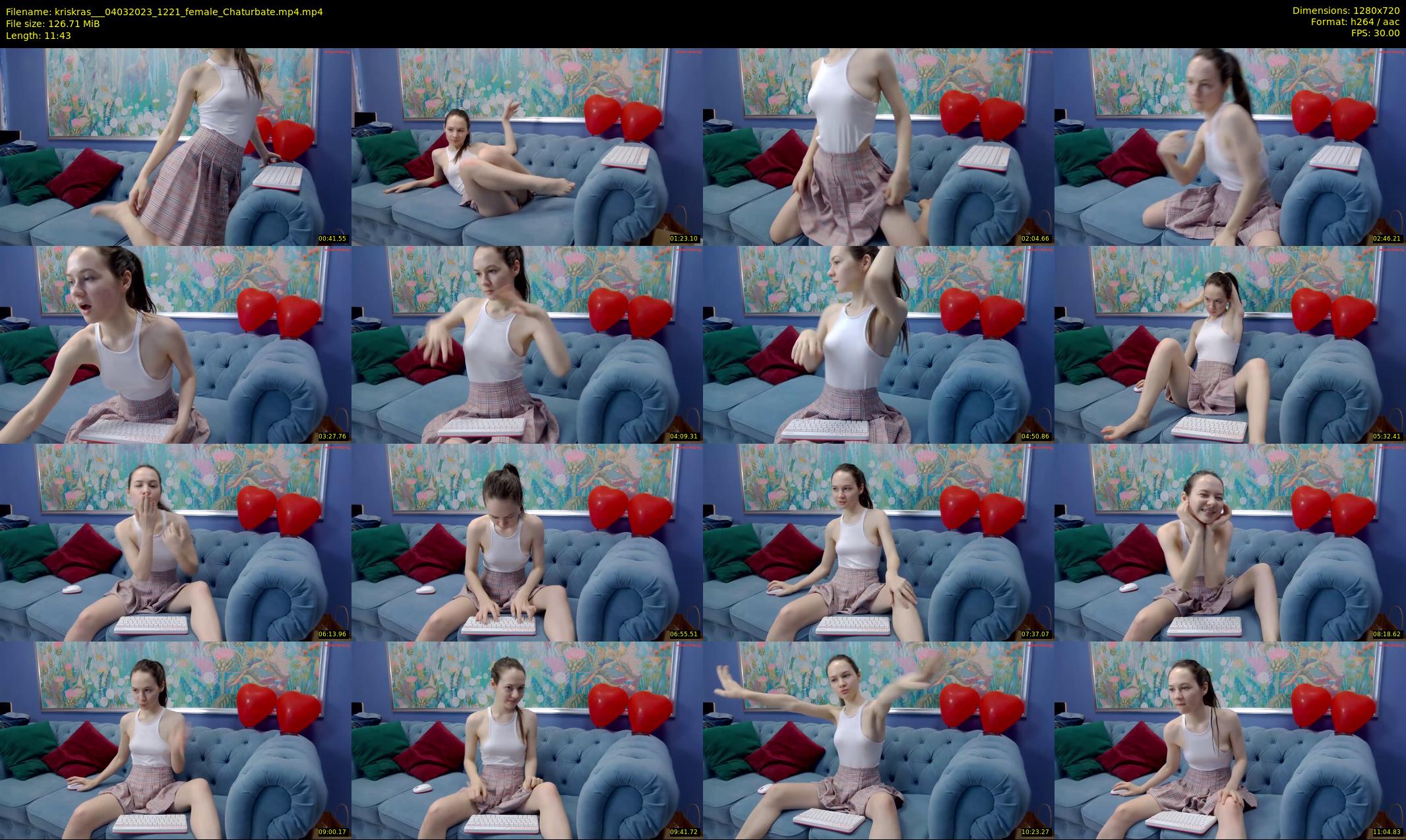 kriskras__ — 12 minute Chaturbate female cam show recording, 720p, Mar 4, 2023