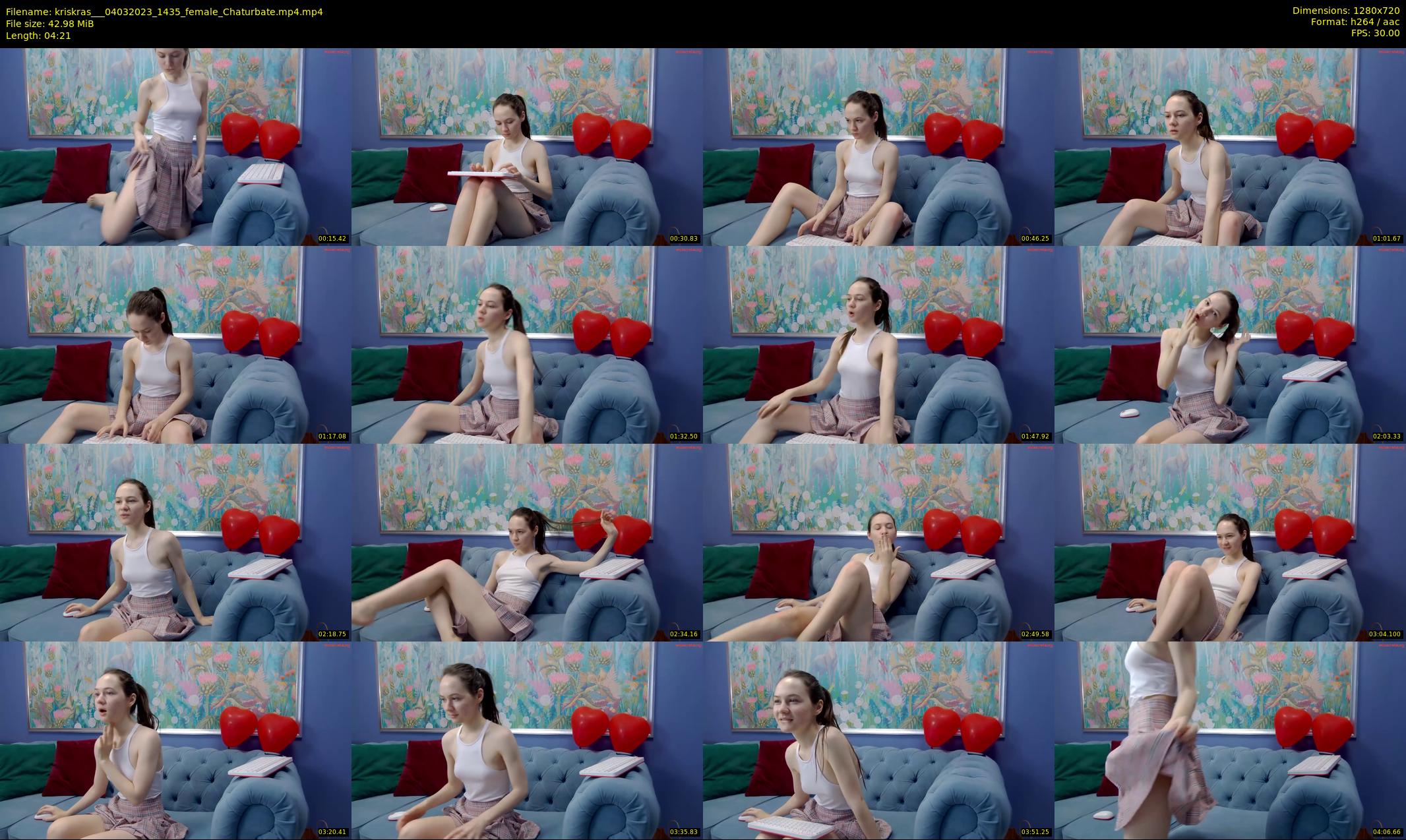 kriskras__ — 5 minute Chaturbate female cam show recording, 720p, Mar 4, 2023