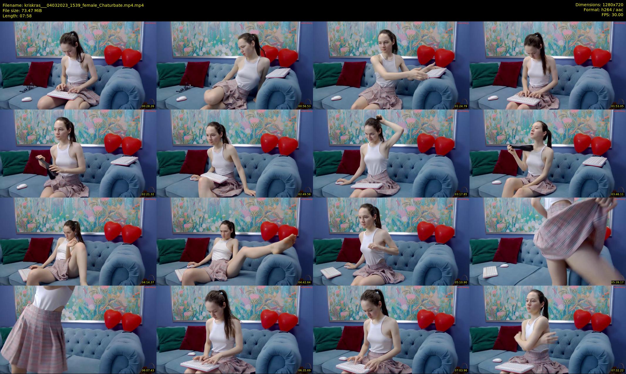kriskras__ — 8 minute Chaturbate female cam show recording, 720p, Mar 4, 2023